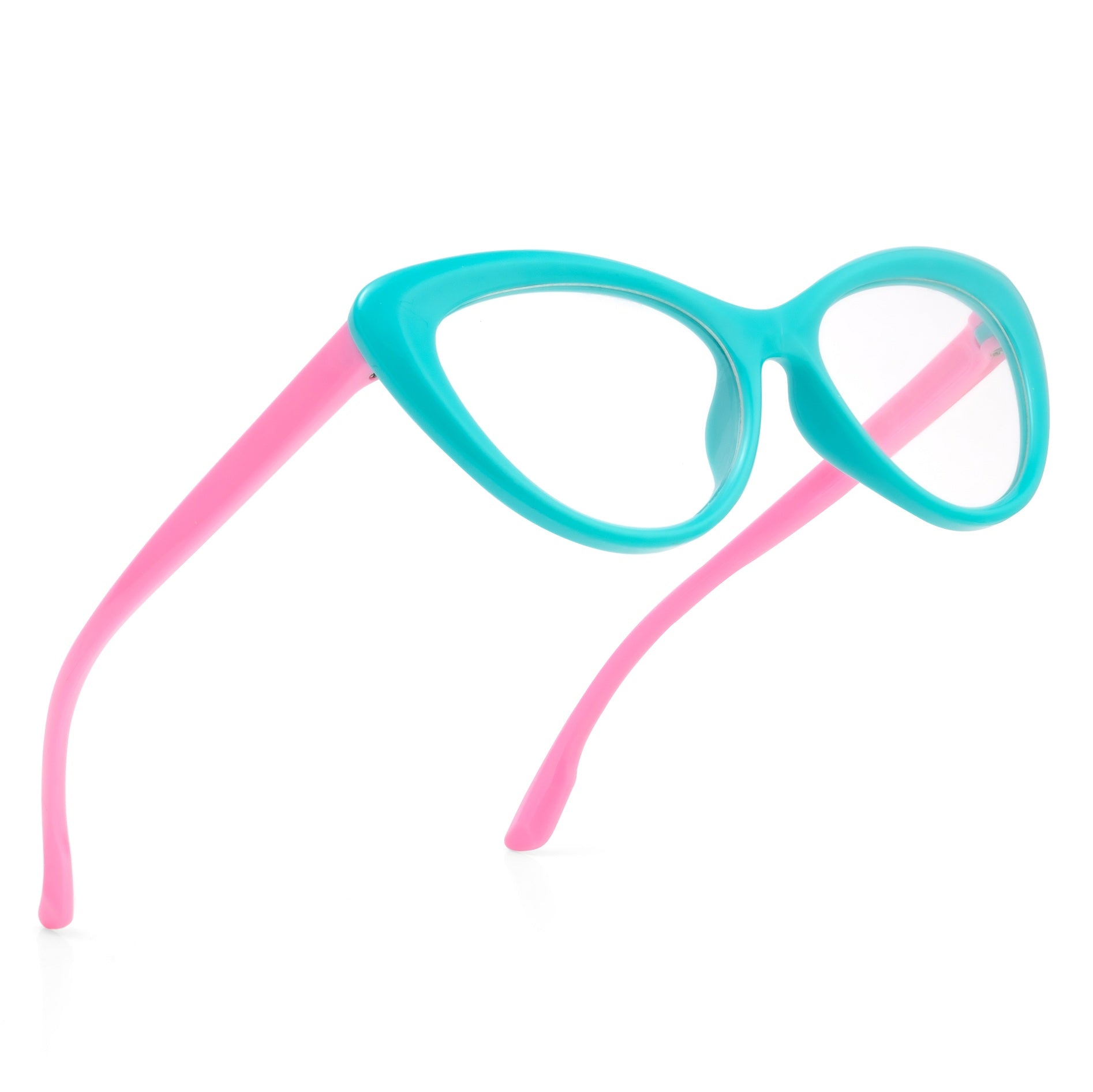 Royal Son Cat Eye Black Spectacles Frames For Kids SFKID0055-C3