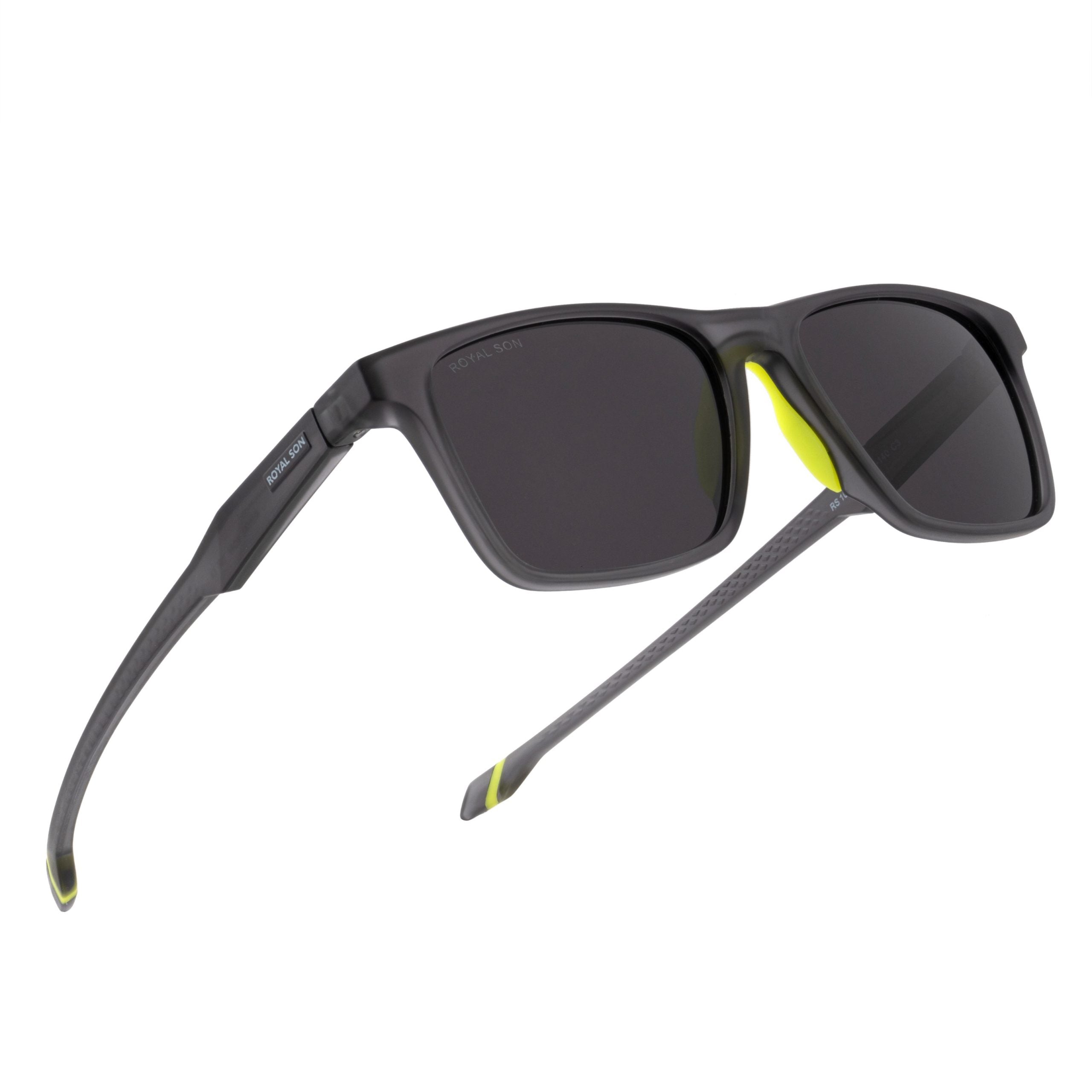 Royal Son Black Cooling Polarized Goggles For Men Stylish SG-RS1010-C3