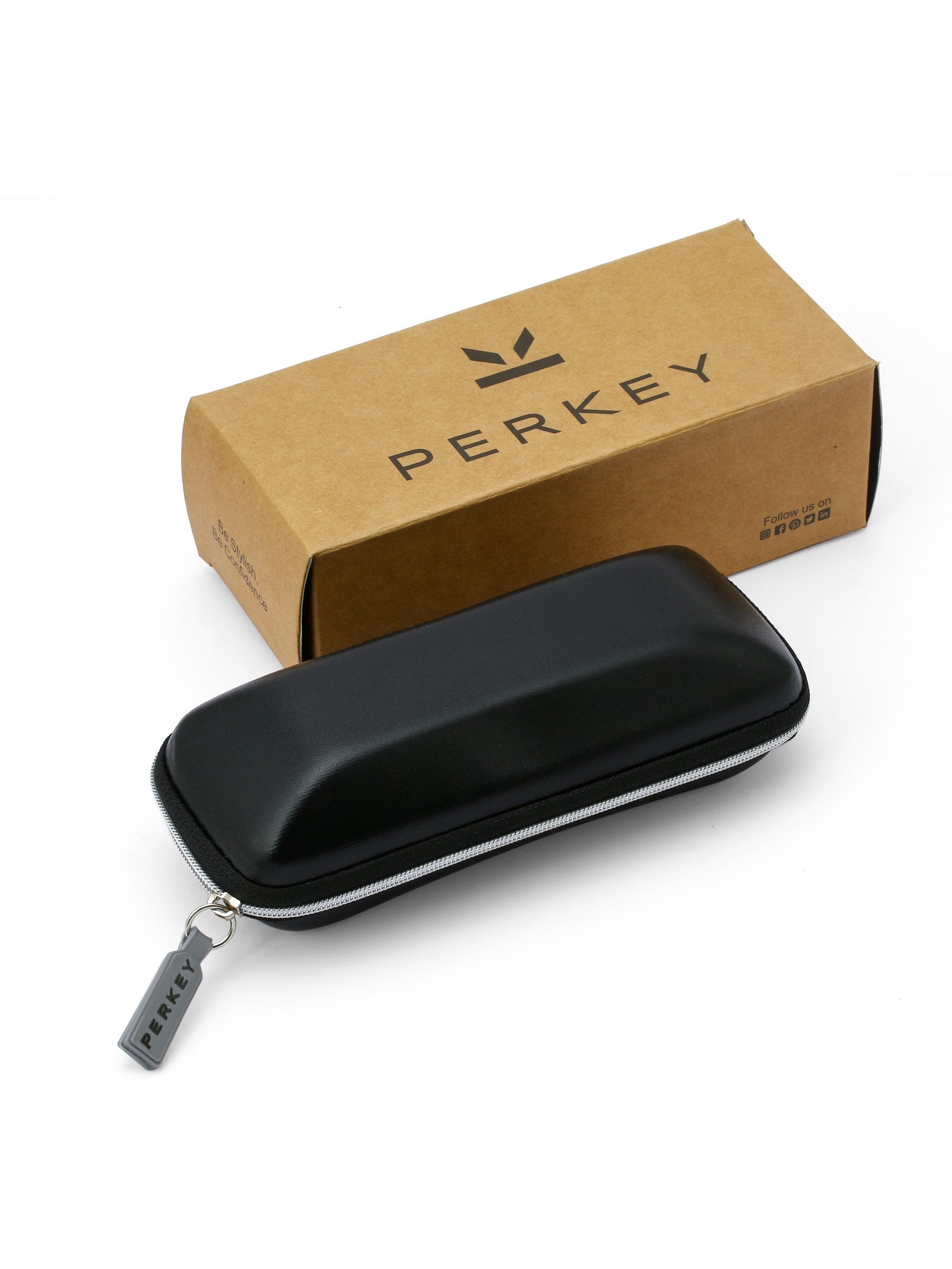 PERKEY Full Rim Square-Oversized Computer Glasses For Eye Protection Men Women - OPTL003-C4