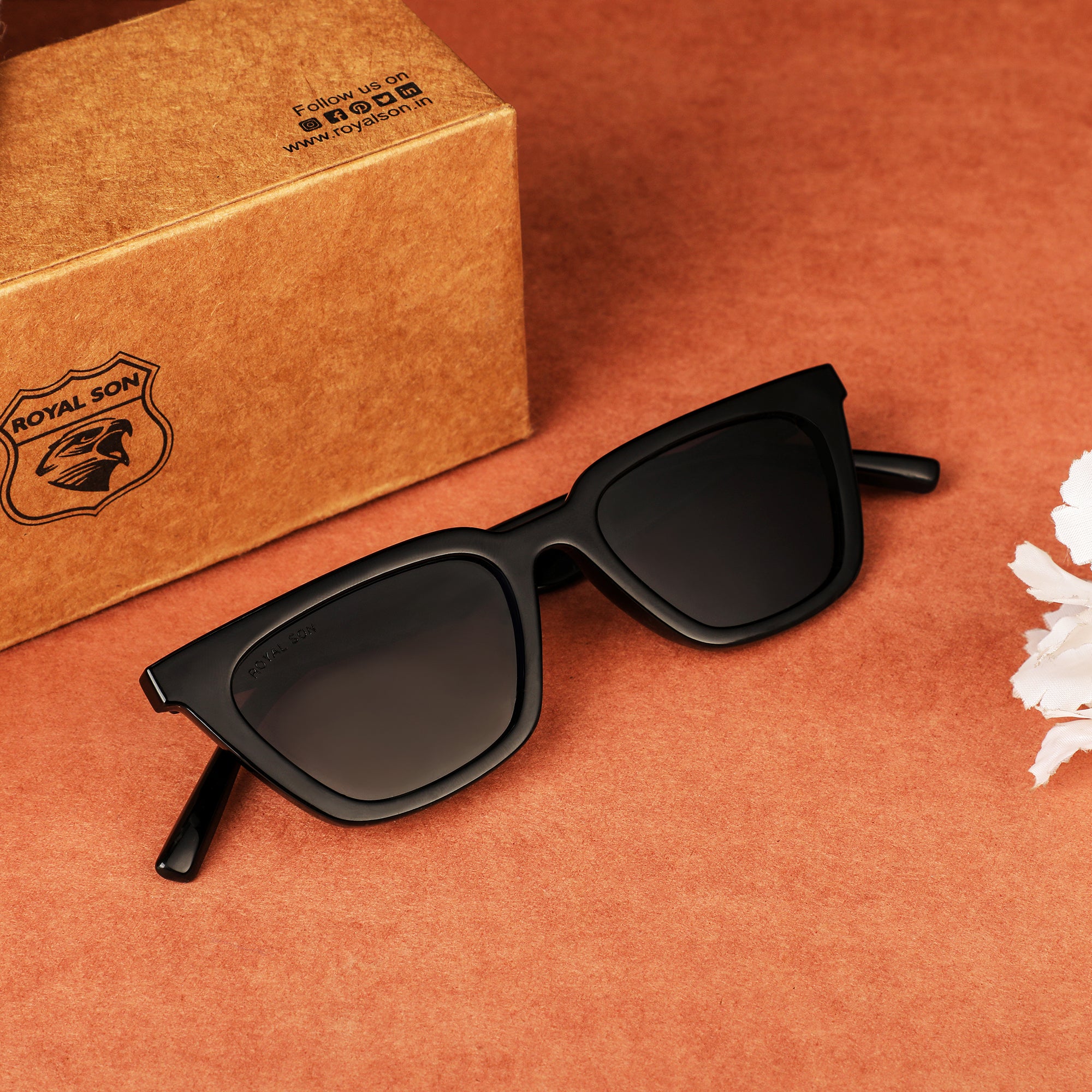 Royal Son Round UV Protection Men Women Sunglasses - CHI00126-C4