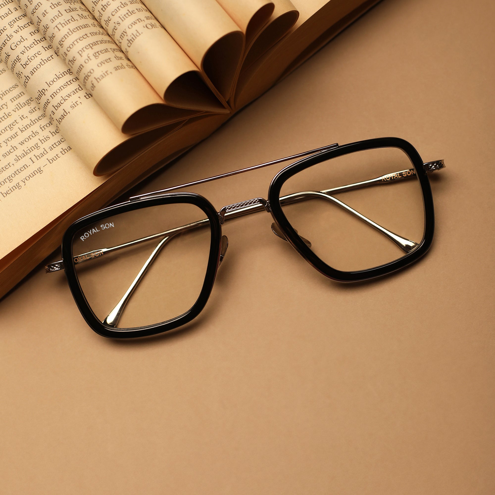 Royal Son Square Blue Ray Cut Men Women Sunglasses - SF0074-C1