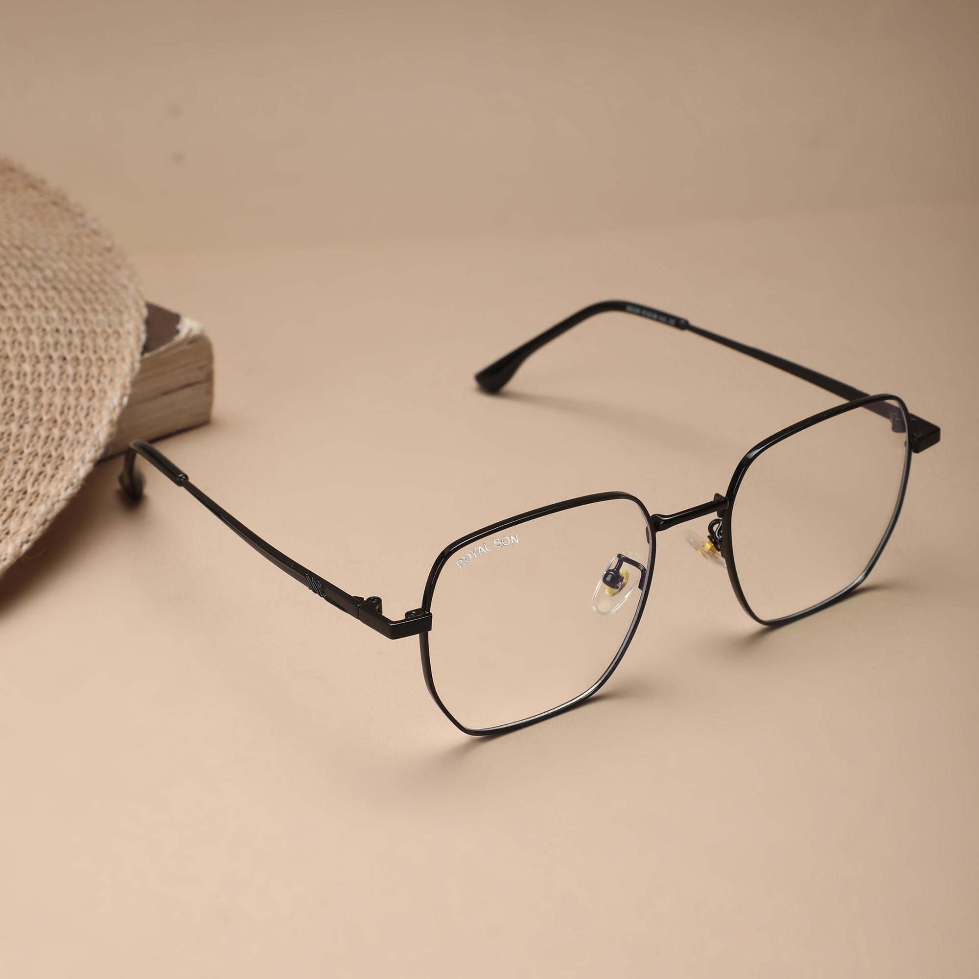 Royal Son Polygon Blue Ray Cut Men Women Eye Glasses - SF0016-C1