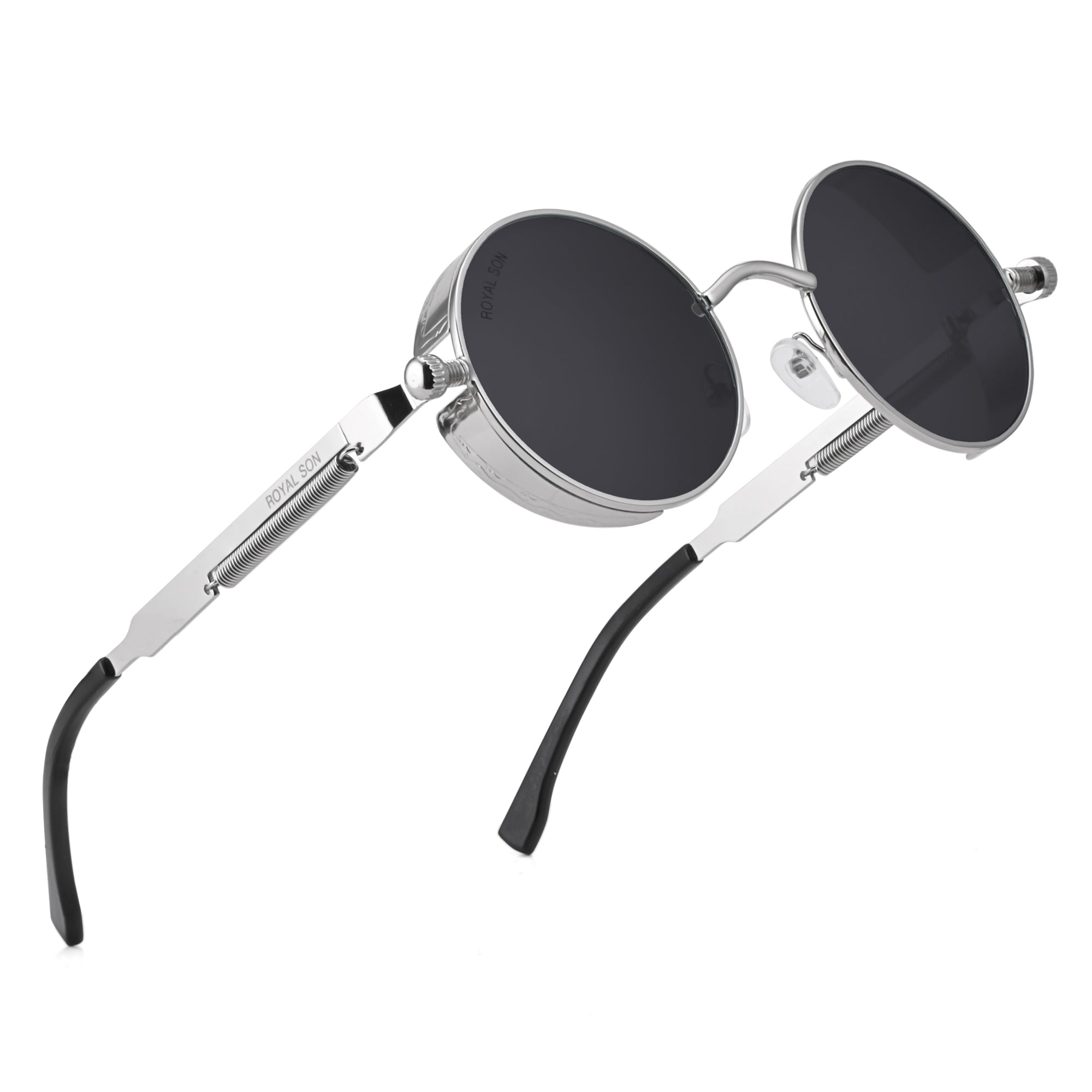 Royal Son Round Polarized Men Women Sunglasses - CHI0084-C1