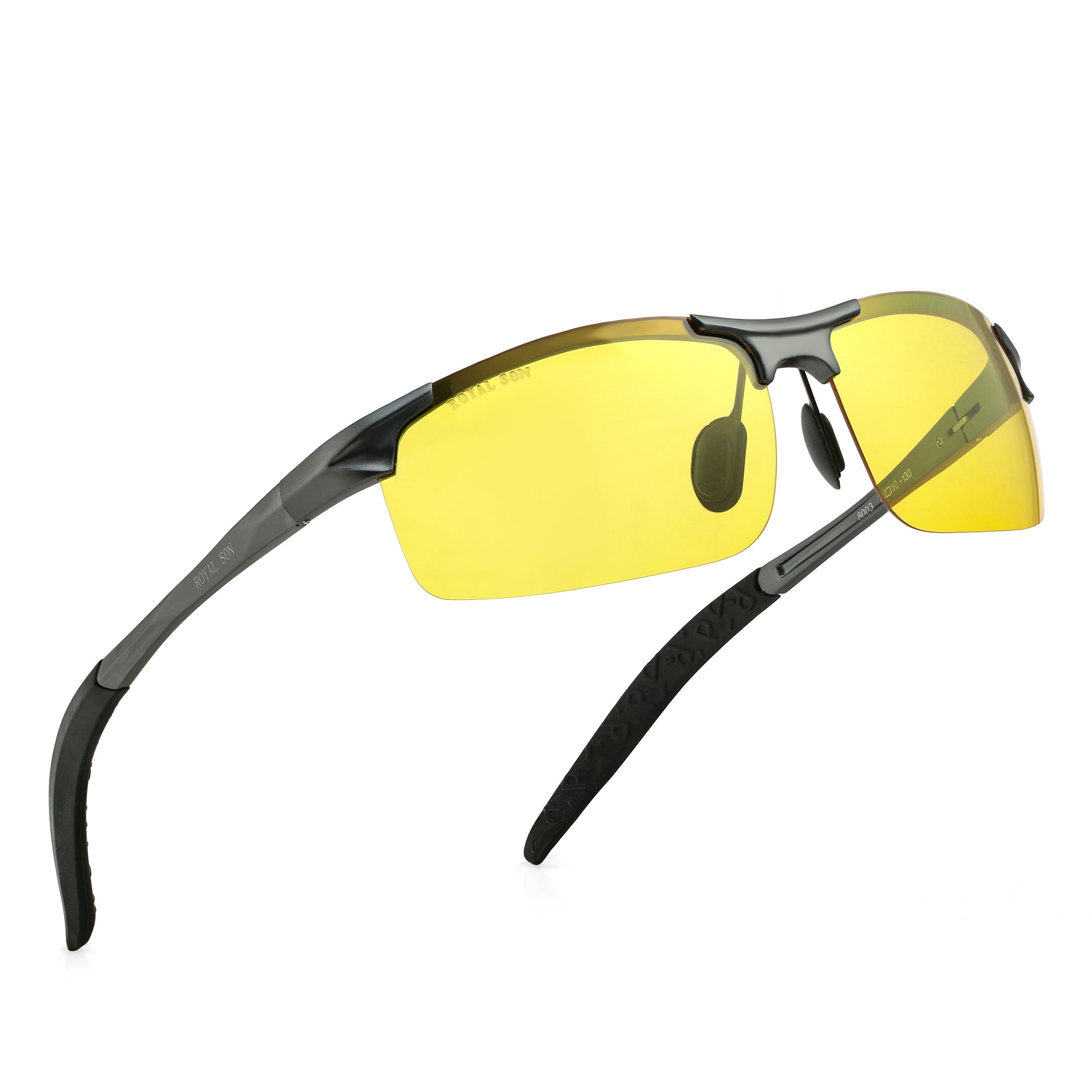 Royal Son Wrap-Around Polarized Men Sunglasses - CHI0094-C4