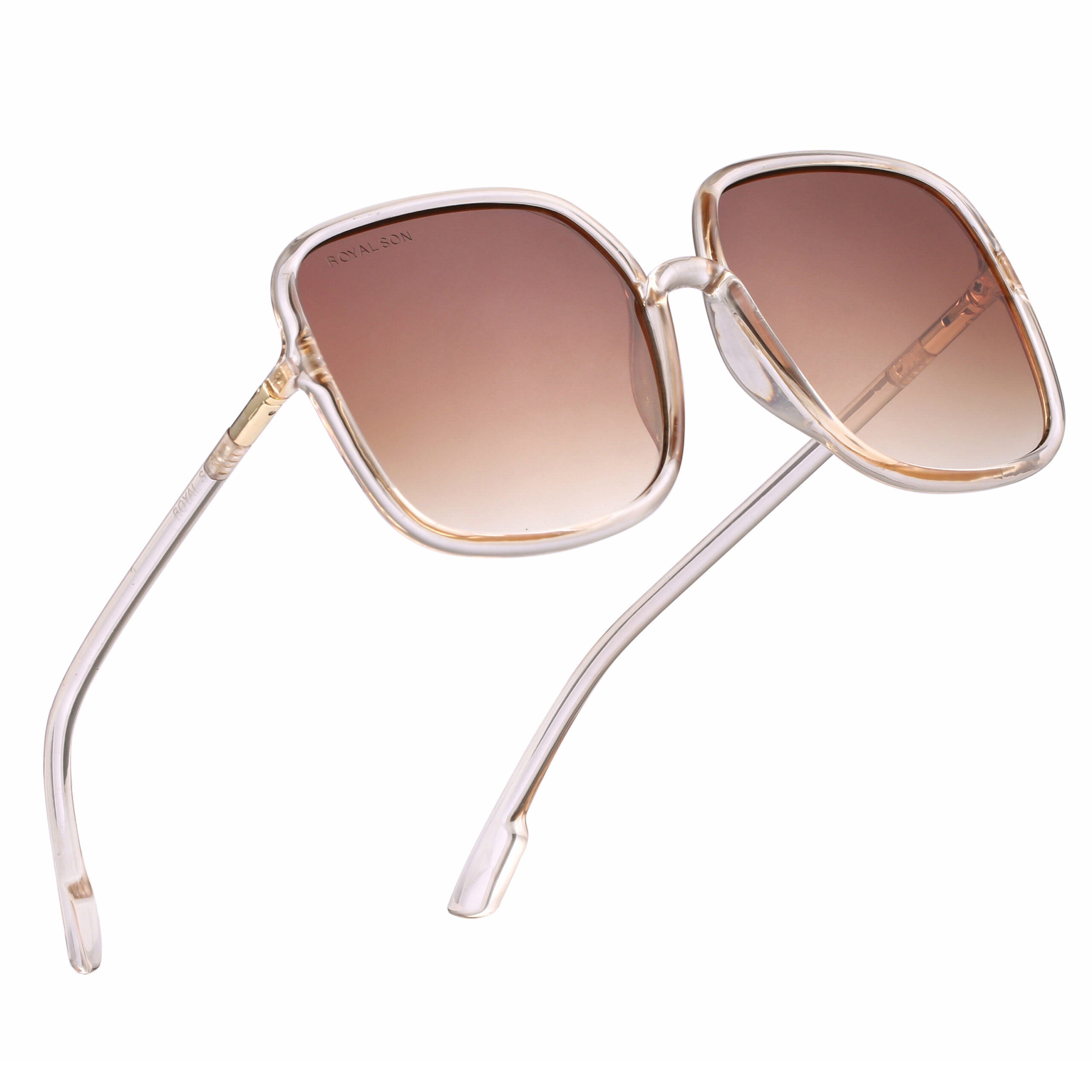 Royal Son Oversized Square UV Protected Women Sunglasses - CHI0096-C2