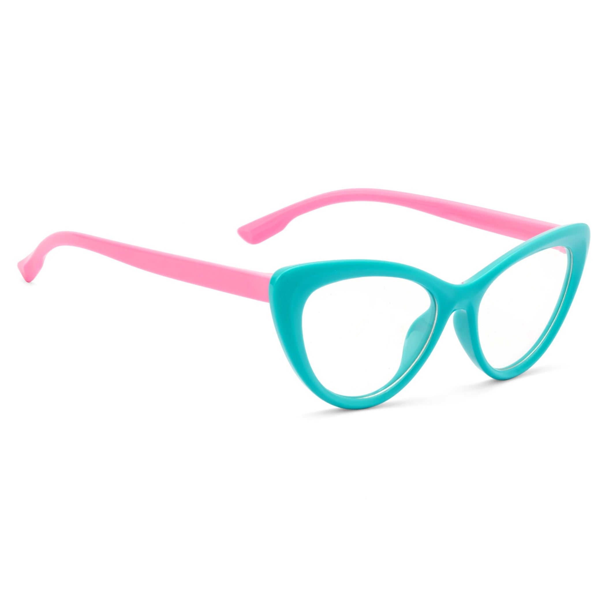 Royal Son Cat Eye Black Spectacles Frames For Kids - SFKID0055-C3