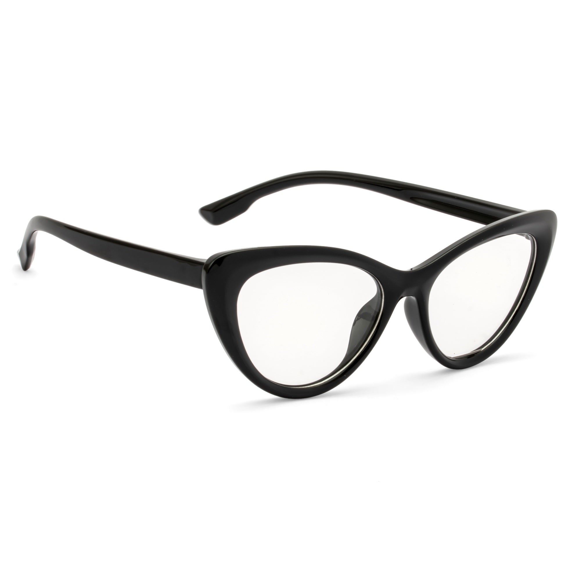 Royal Son Cat Eye Black Spectacles Frames For Kids - SFKID0055-C1