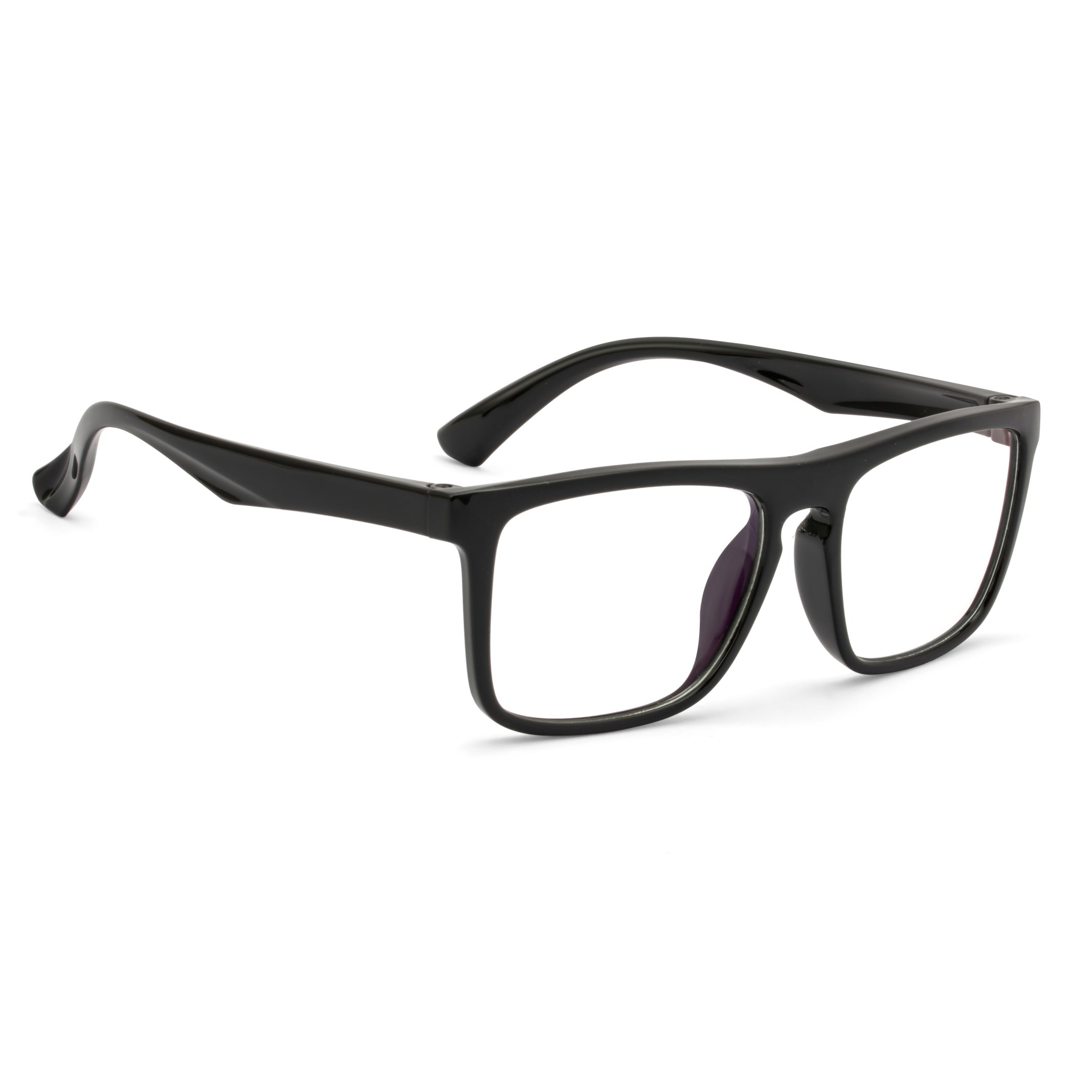 Royal Son Retro Square Black Spectacles Frames For Kids- SFKID0054-C1