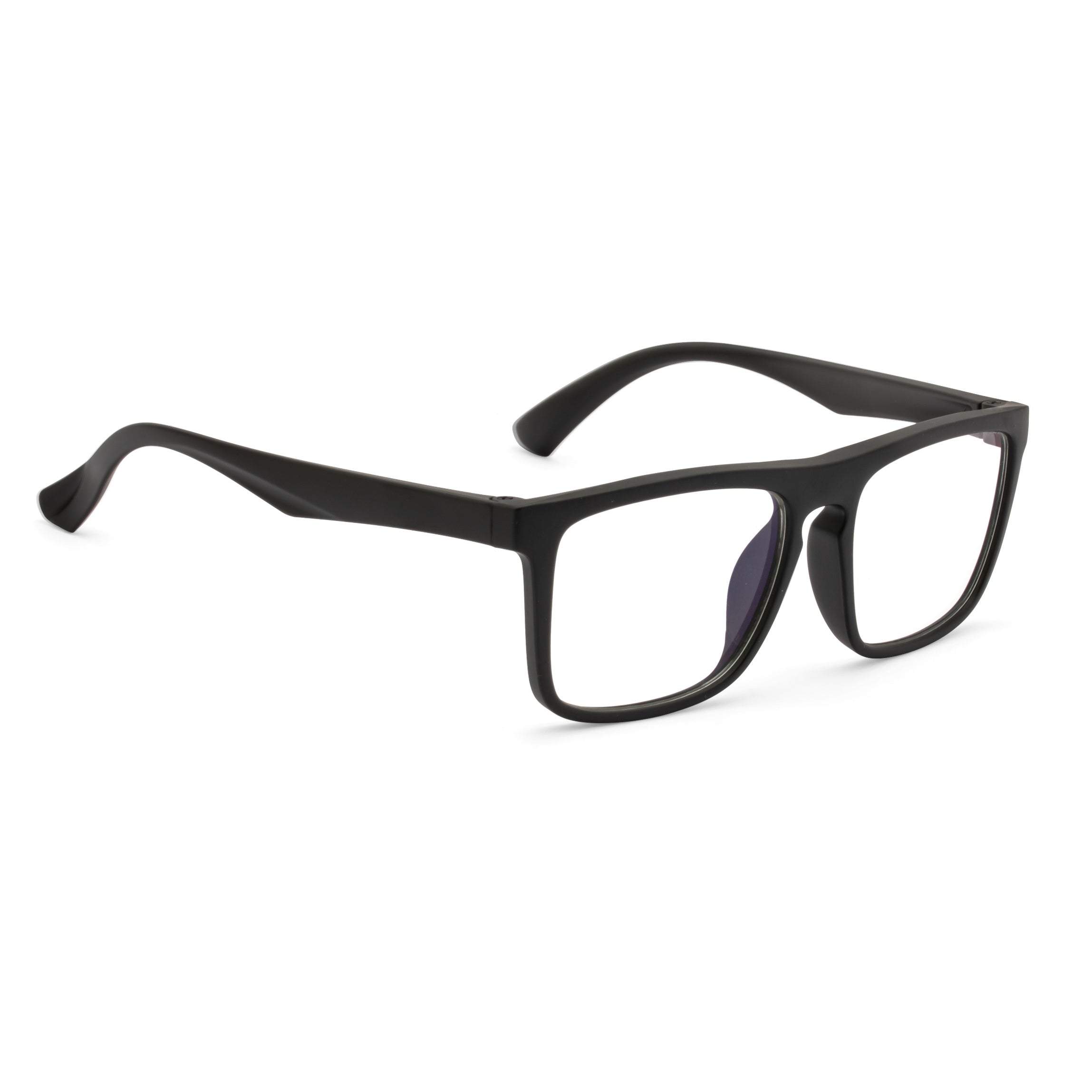 Royal Son Retro Square Black Spectacles Frames For Kids- SFKID0054-C2