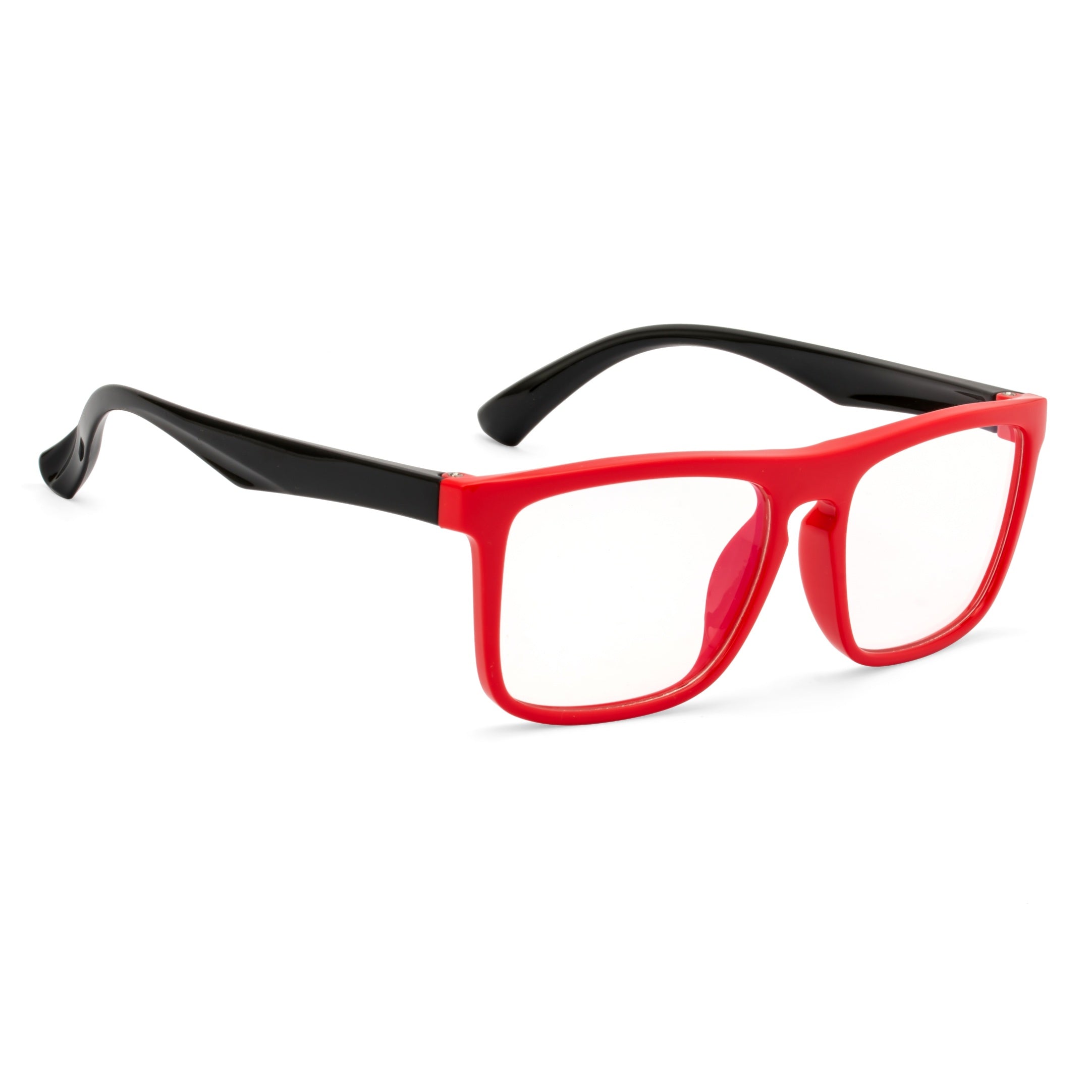 Royal Son Retro Square Black Spectacles Frames For Kids - SFKID0054-C3