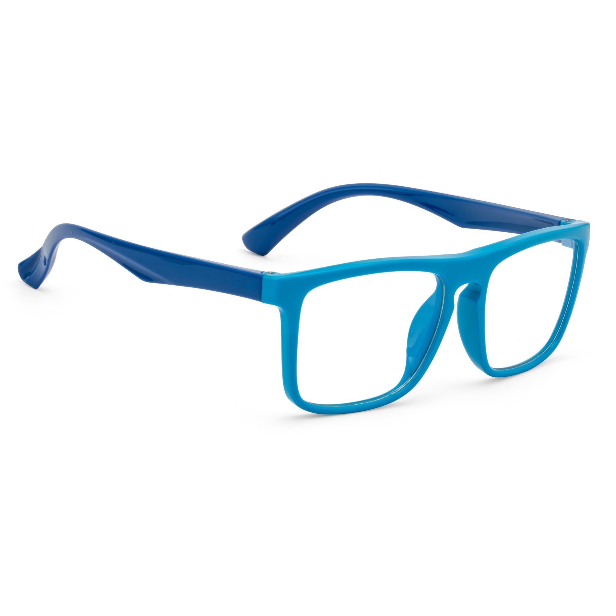 Royal Son Retro Square Black Spectacles Frames For Kids- SFKID0054-C4