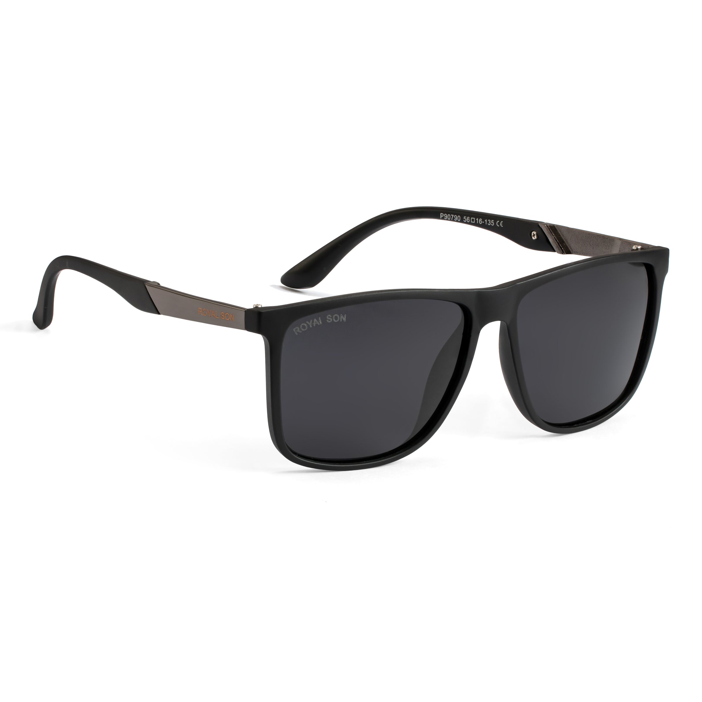 Royal Son Polarized Lightweight  Black Sunglasses For Men Women - CHI00122-C1
