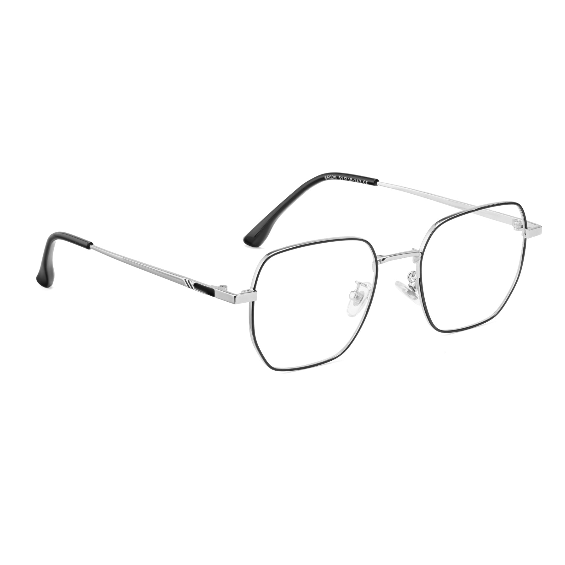 Royal Son Polygon Blue Ray Cut Men Women Eye Glasses - SF0016-C2