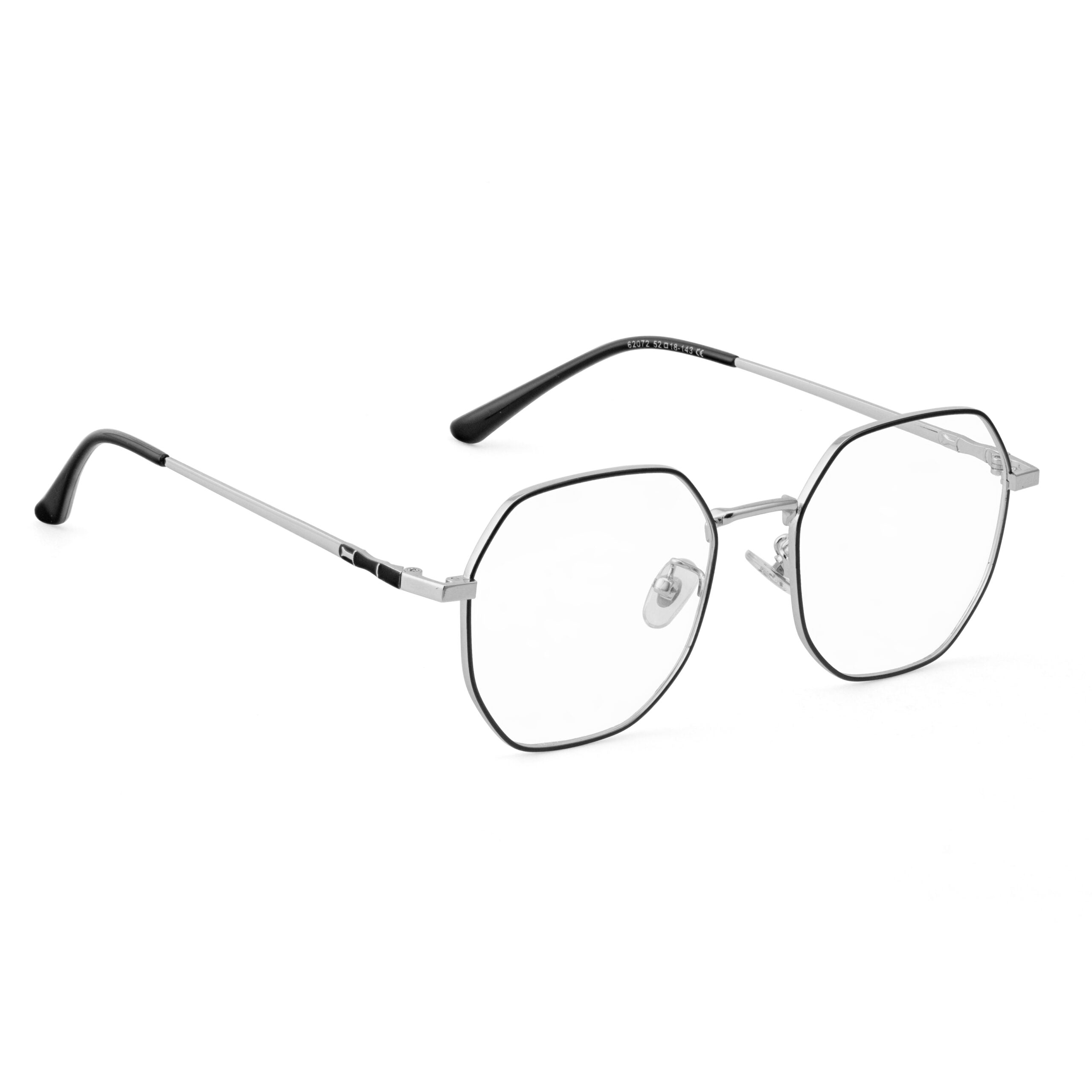 Royal Son Hexagonal Blue Ray Cut Men Women Eye Glasses - SF0019-C2
