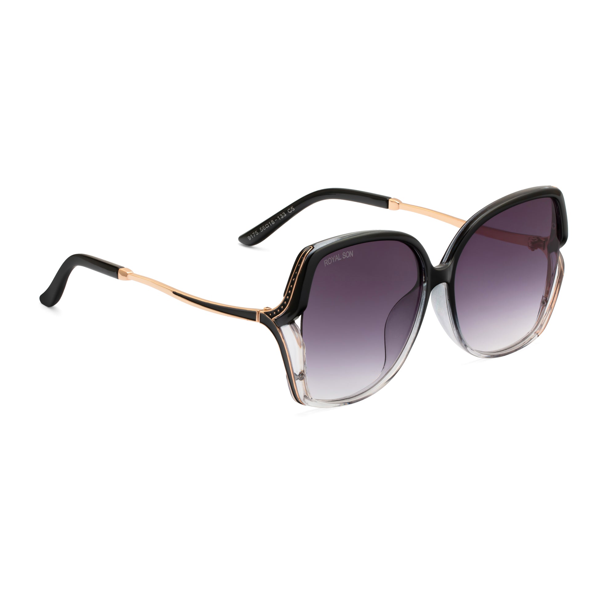 Royal Son Oversized Butterfly UV Protected Women Sunglasses - CHIWM00113-C2
