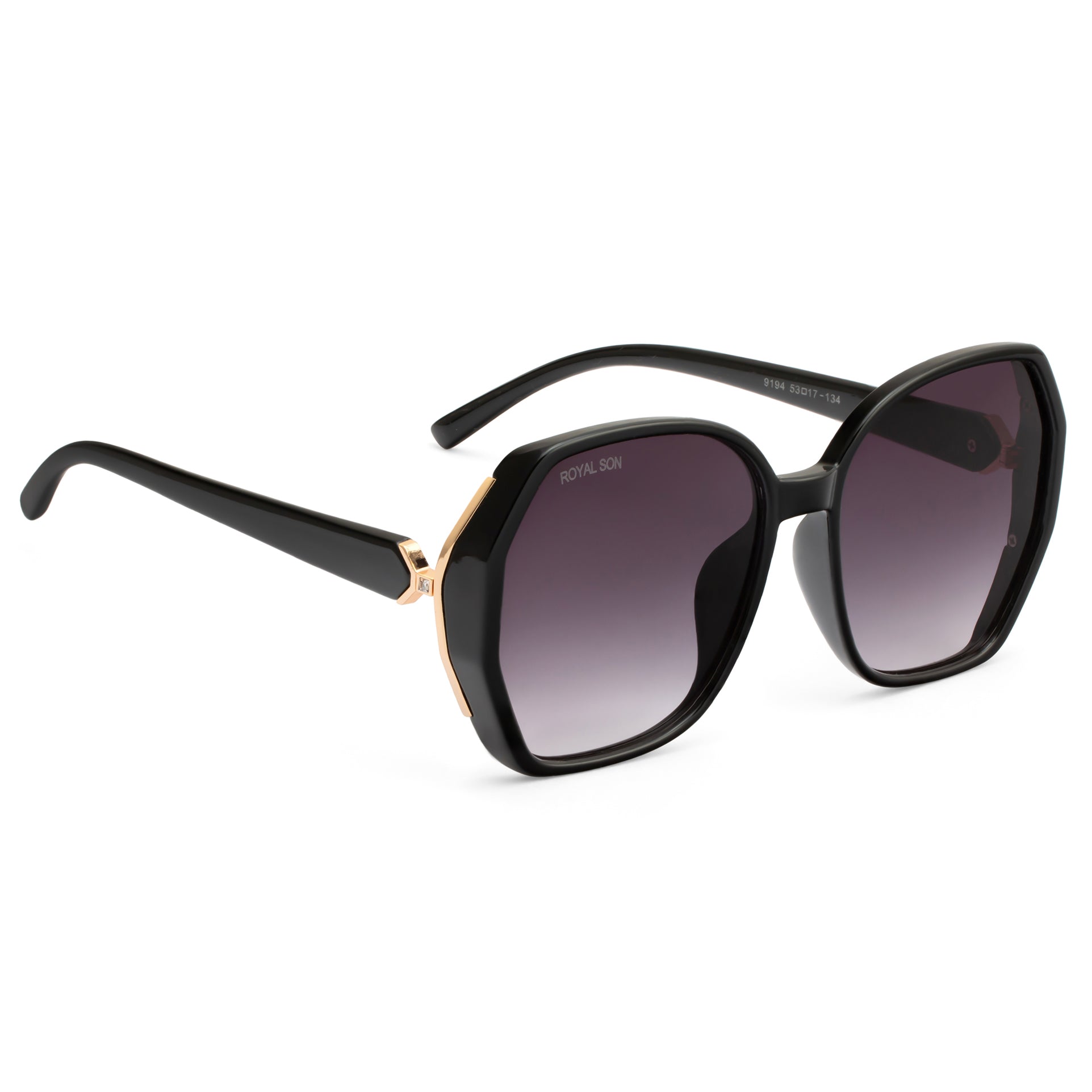 Royal Son Oversized Butterfly UV Protected Women Sunglasses - CHIWM00114-C1