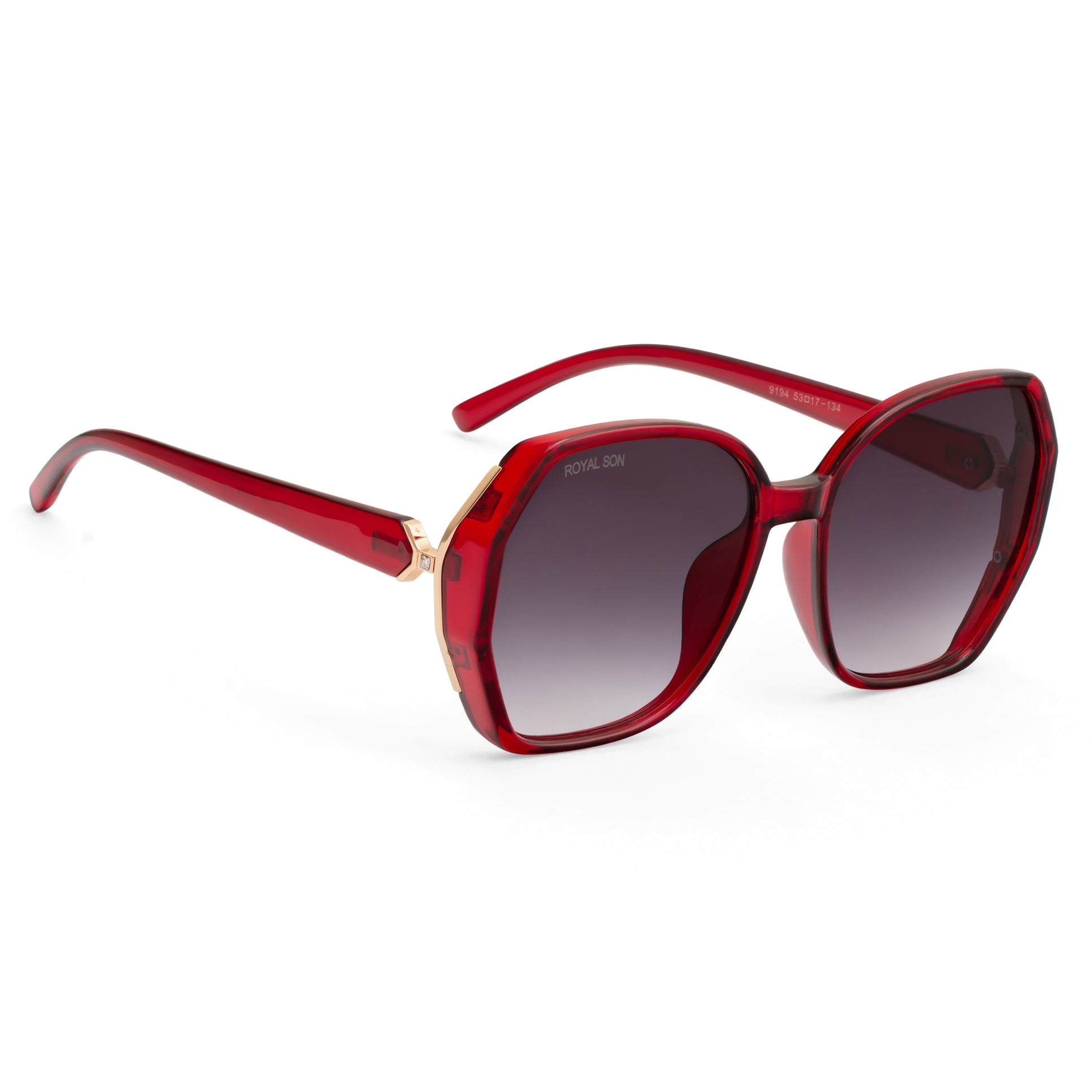 Royal Son Oversized Butterfly UV Protected Women Sunglasses - CHIWM00114-C5