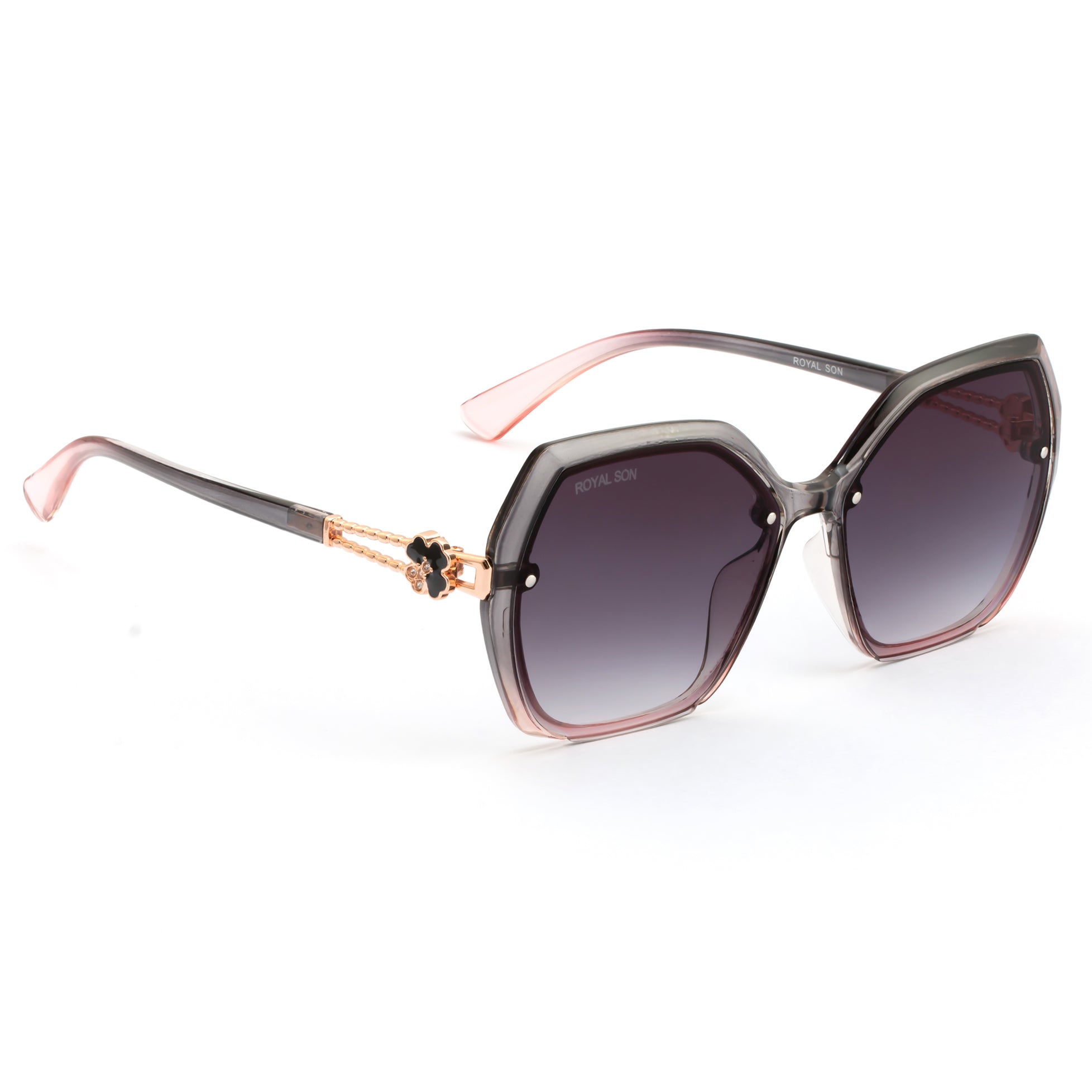 Royal Son Oversized Butterfly UV Protected Women Sunglasses - CHIWM00115-C2