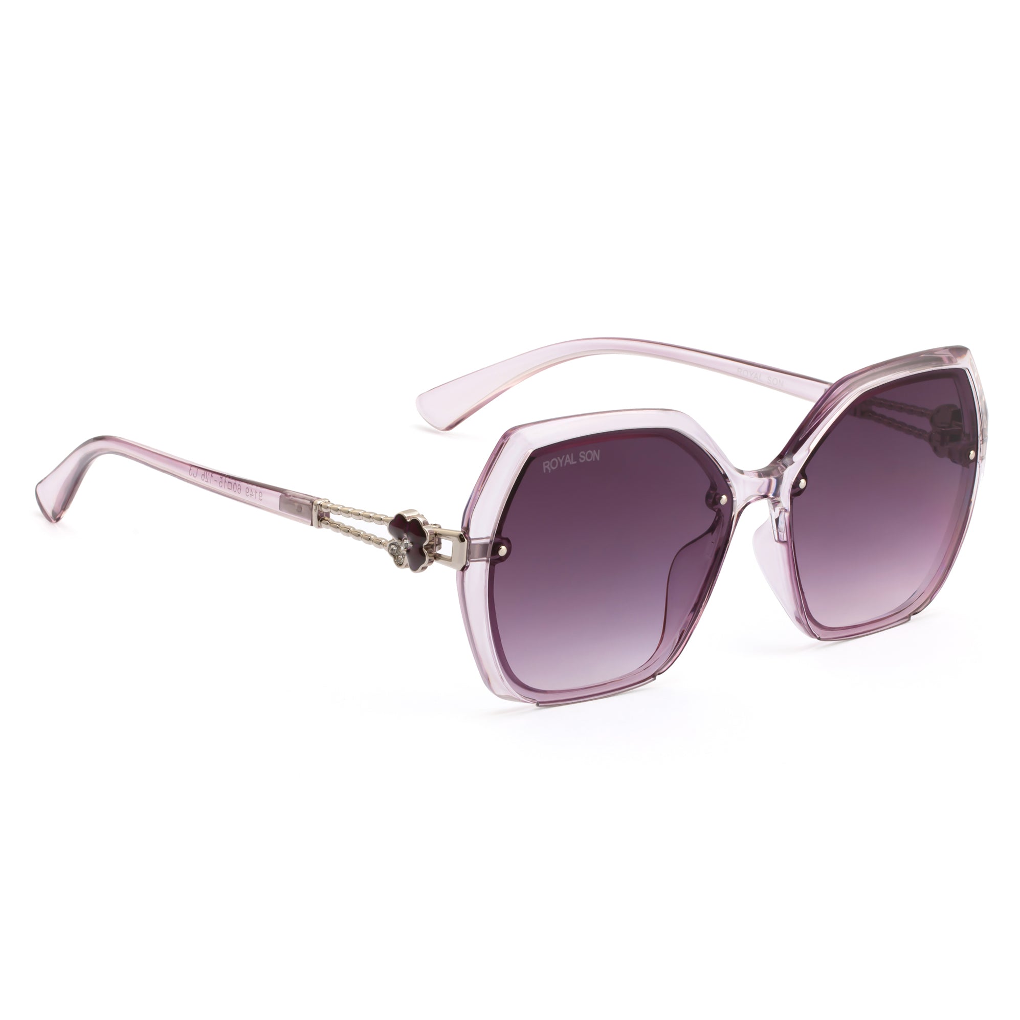 Royal Son Oversized Butterfly UV Protected Women Sunglasses - CHIWM00115-C3