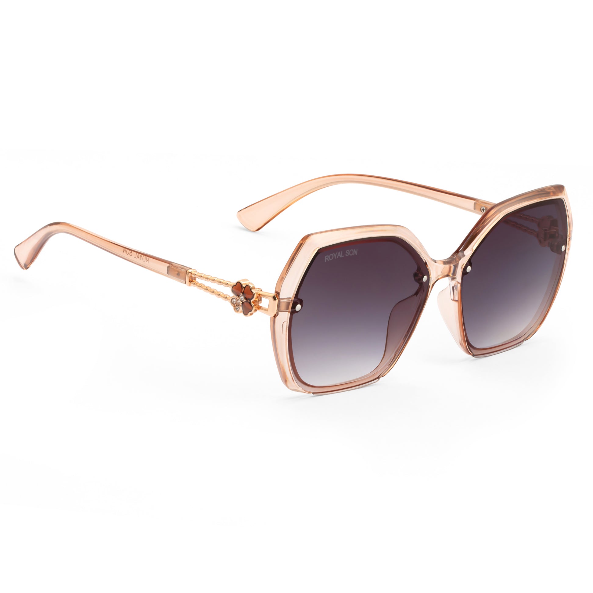 Royal Son Oversized Butterfly UV Protected Women Sunglasses - CHIWM00115-C4