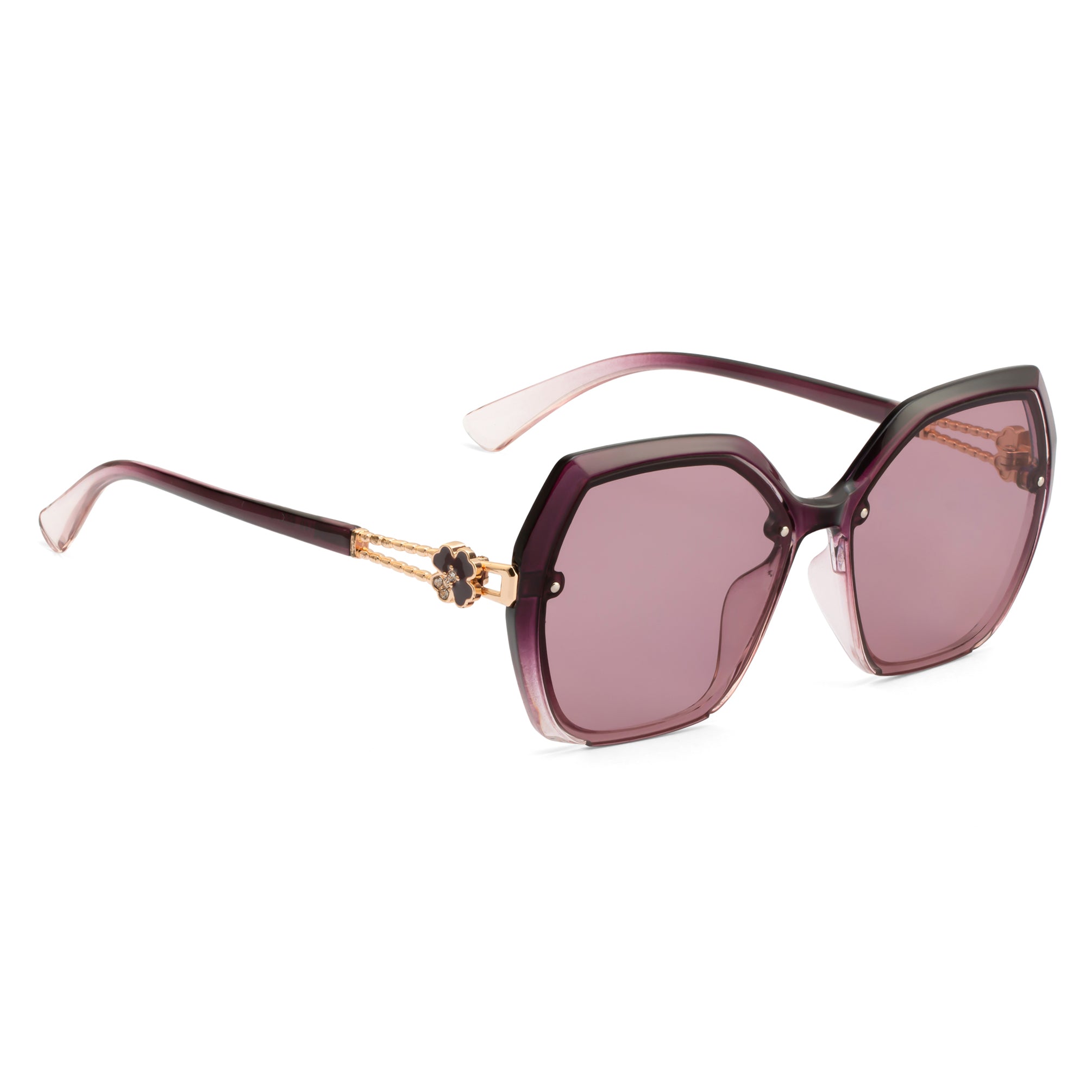Royal Son Oversized Butterfly UV Protected Women Sunglasses - CHIWM00115-C5