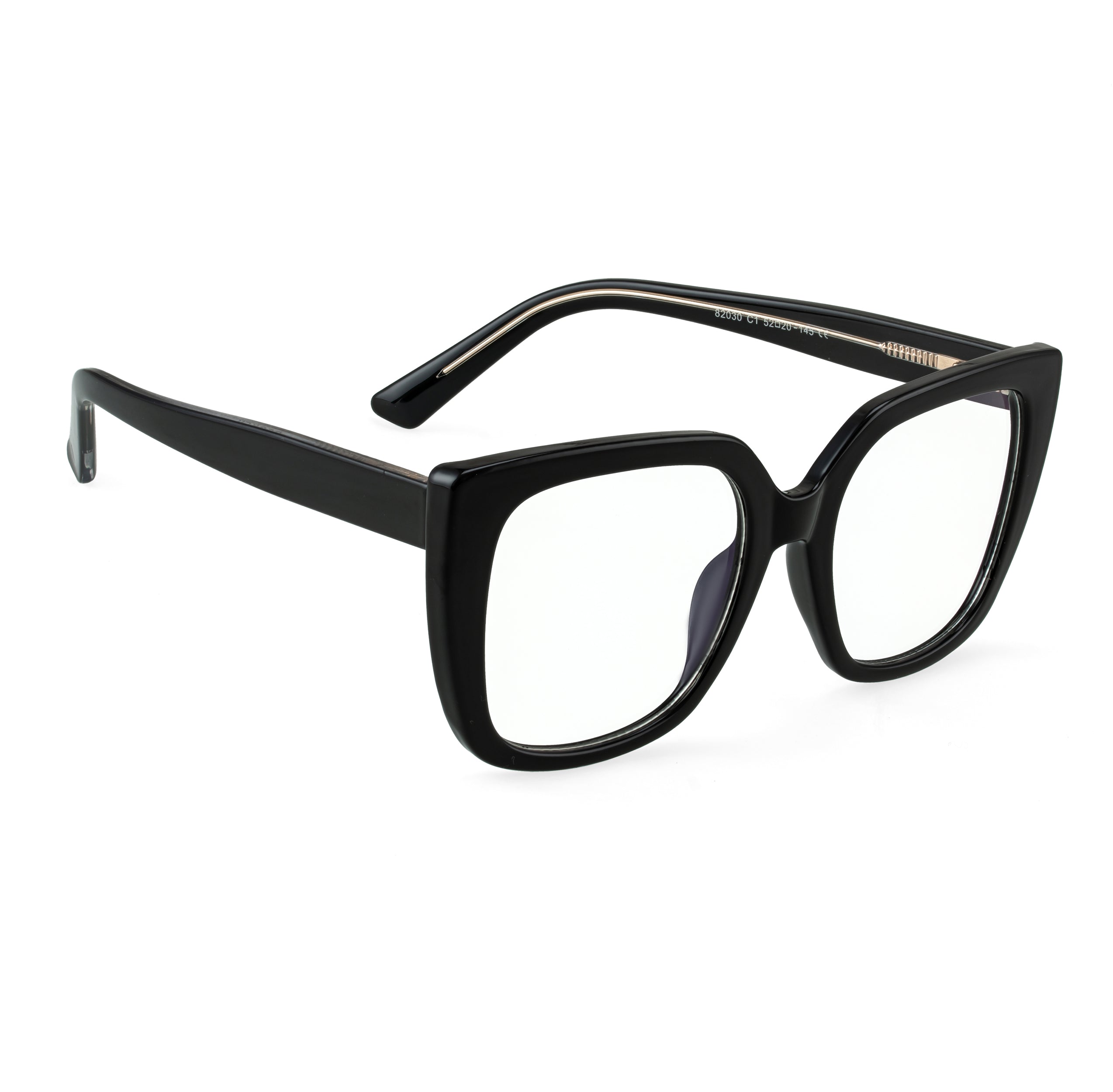 PERKEY Full Rim Square-Oversized  Spectacles Frames Men Women - OPTL002-C1