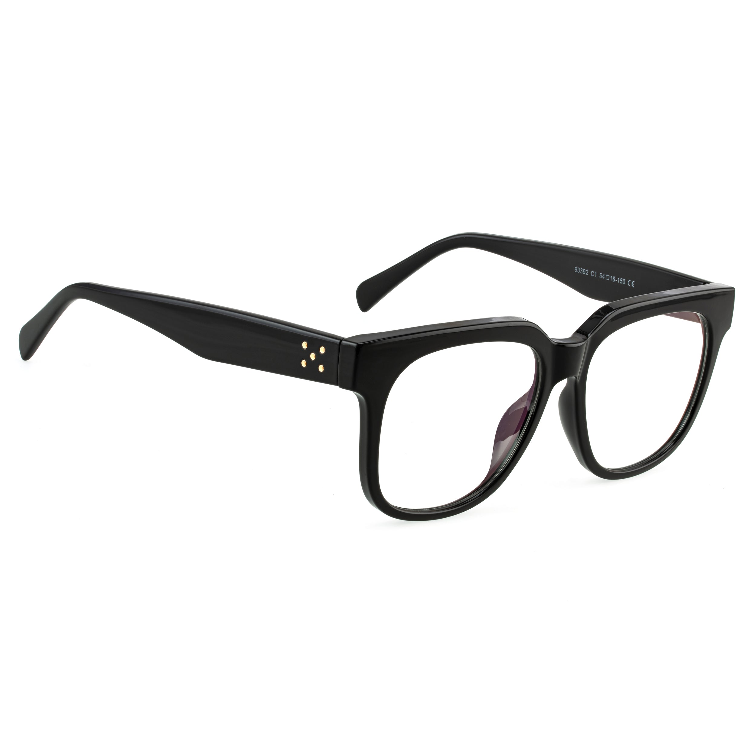 PERKEY Full Rim Square-Oversized Spectacles Frames Men Women - OPTL003-C1
