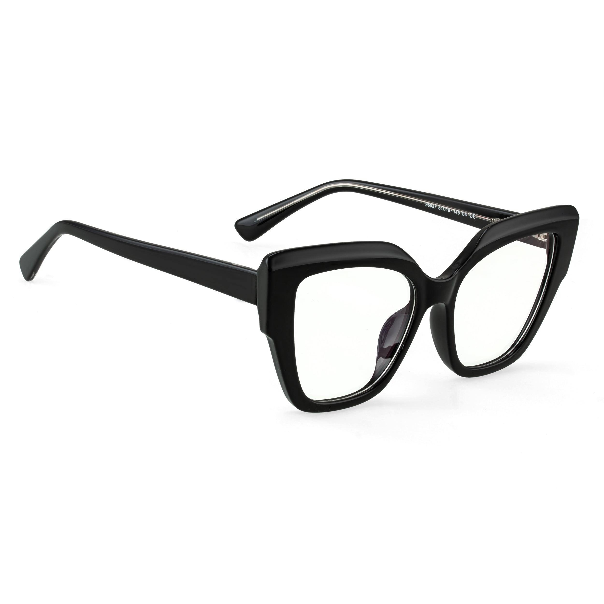 PERKEY Full Rim Cat Eye-Oversized Spectacles Frames Women - OPTL001-C1