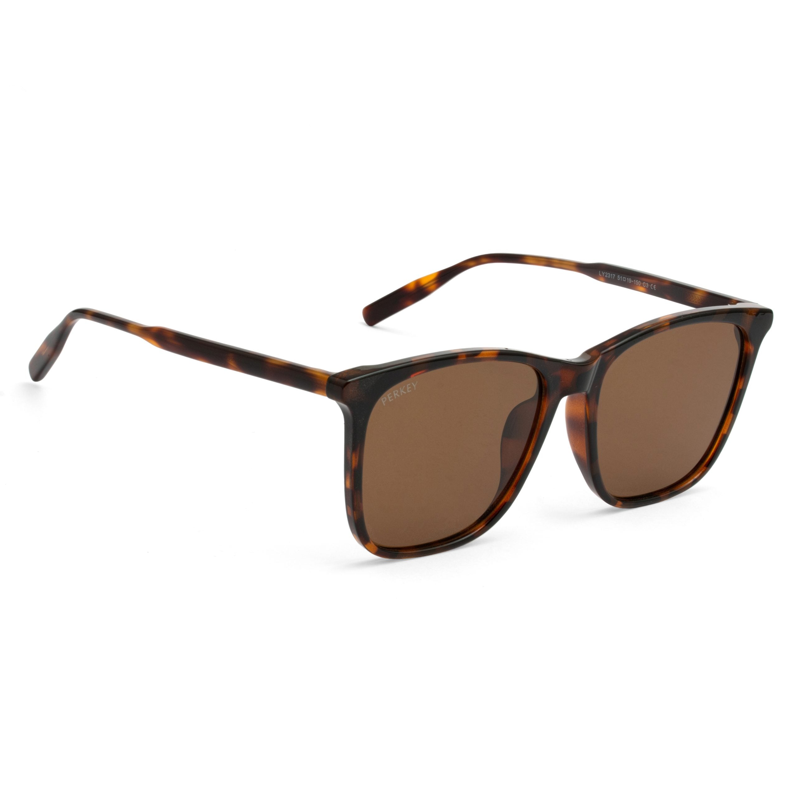 PERKEY Square-Oversized Polarized Sunglasses Men Women - PRKY007-C2