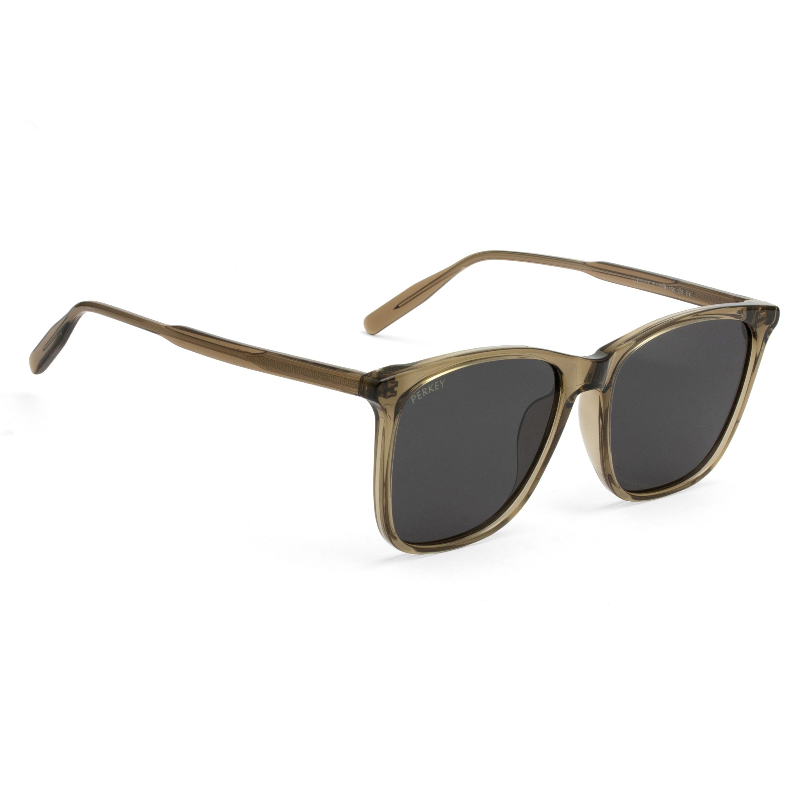 PERKEY Square-Oversized Polarized Stylish Sunglasses Men Women - PRKY007-C3