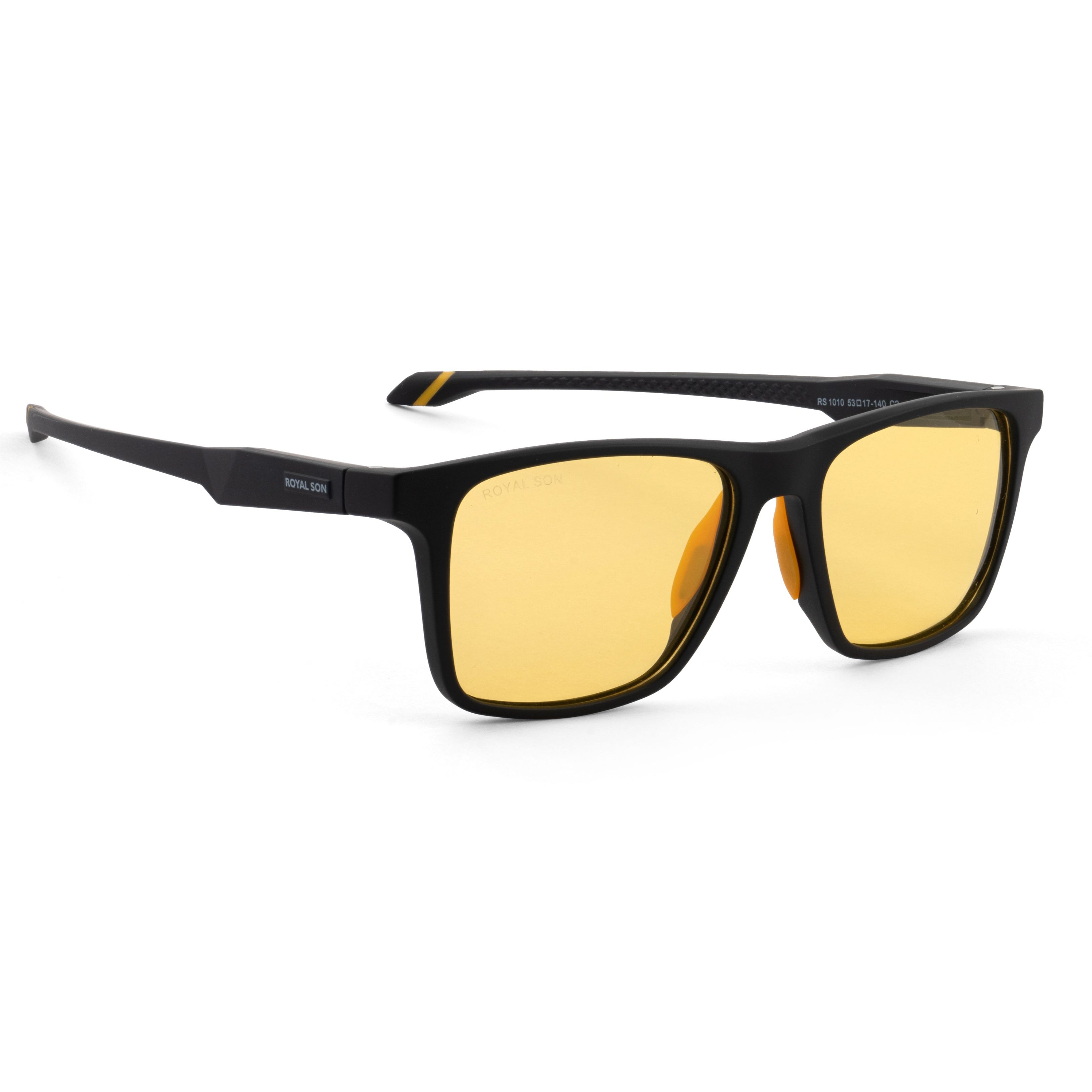 Royal Son Yellow Night Driving Polarized Sunglasses For Men - SG-RS1010-C2