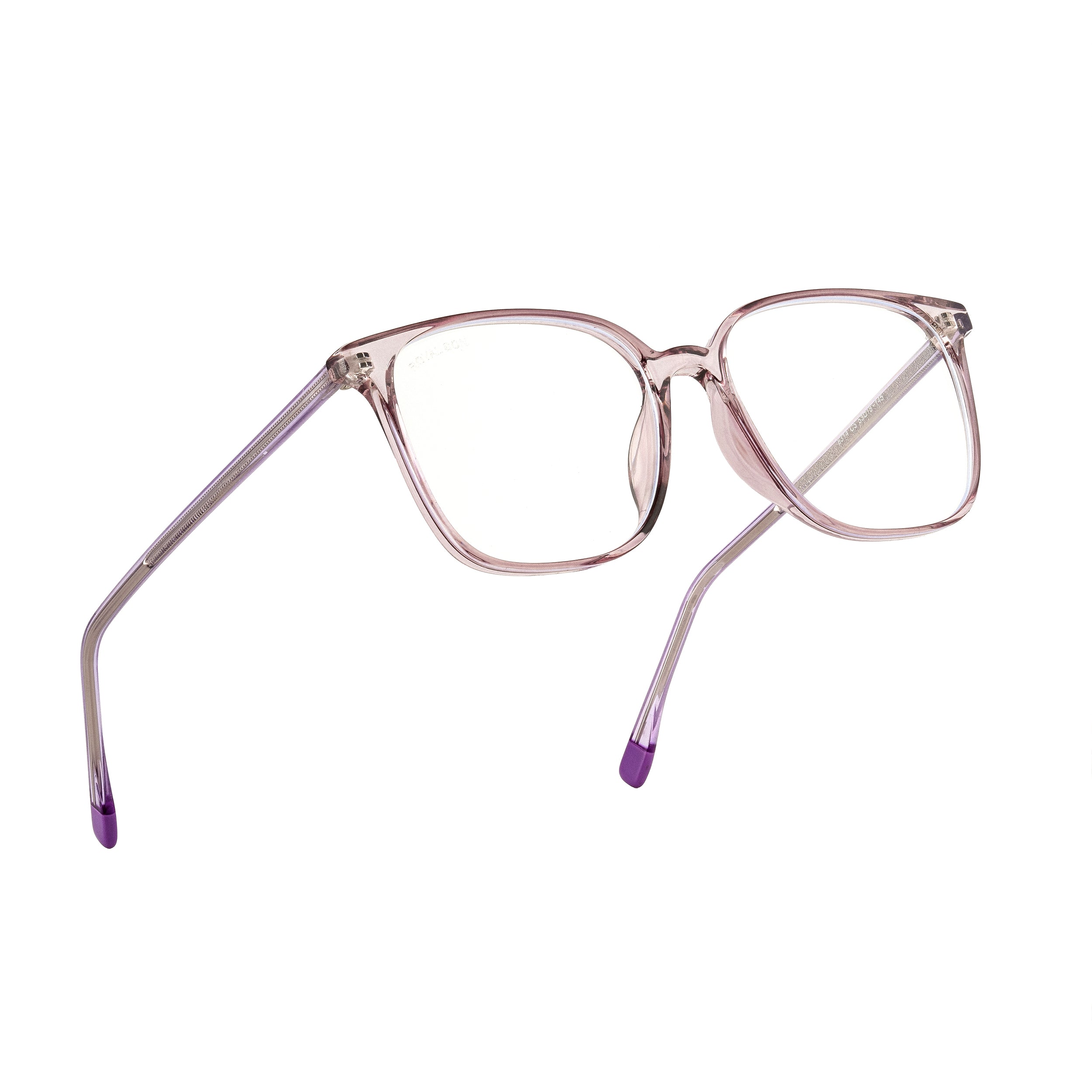 Royal Son Square Anti Glare Transparent Blue Light Blocking Men Spectacles Frame - SF0026-C5