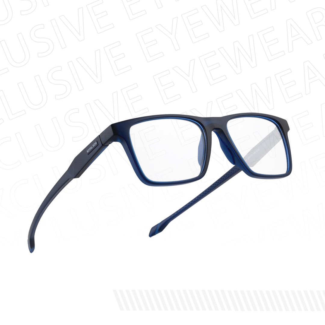 Royal Son Full Rim Blue Cut Glasses For Men - SF-RS1010-C10