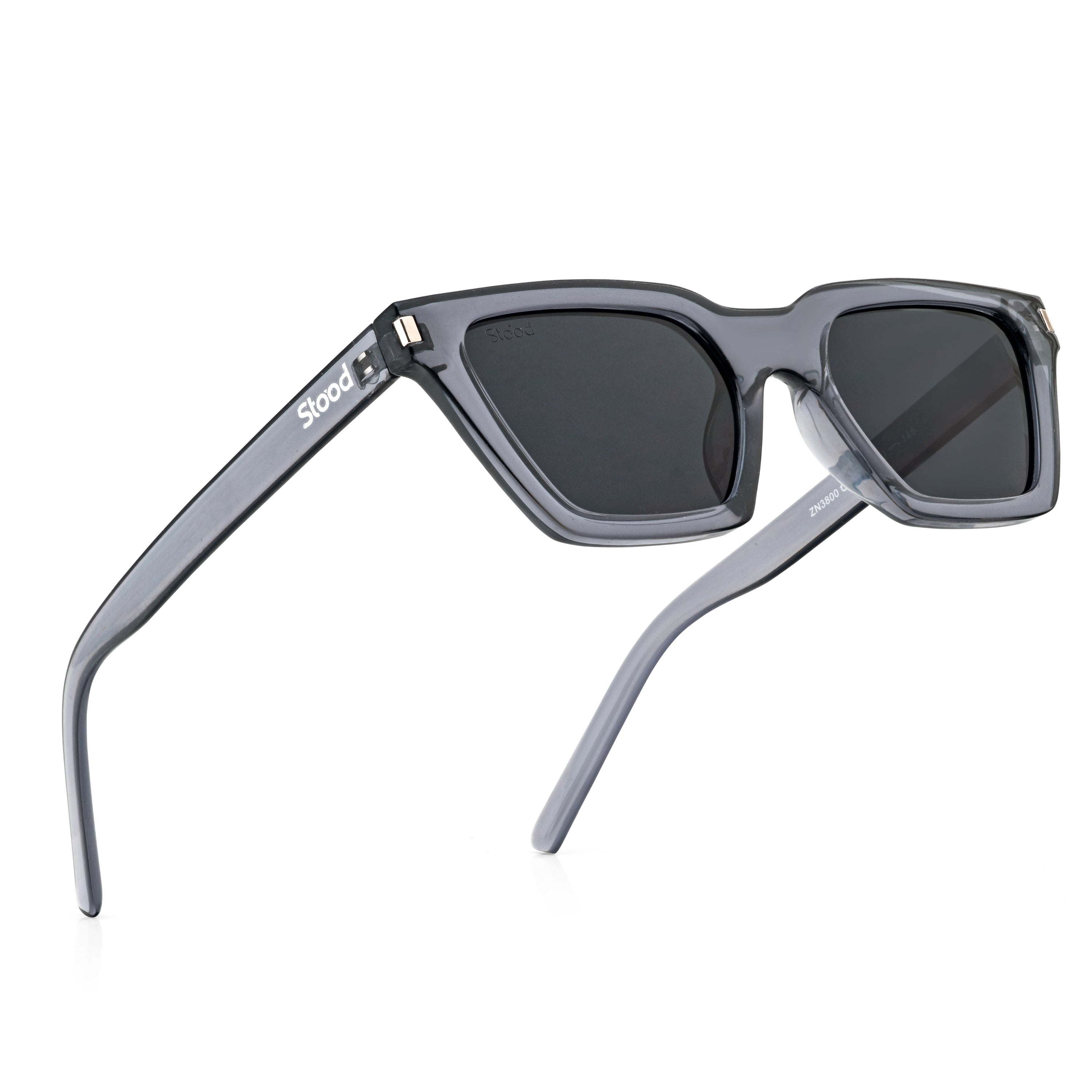 Stood Cat Eye Square Black UV Protection Chashma For Men & Women New Style – SG-STD0012-C2