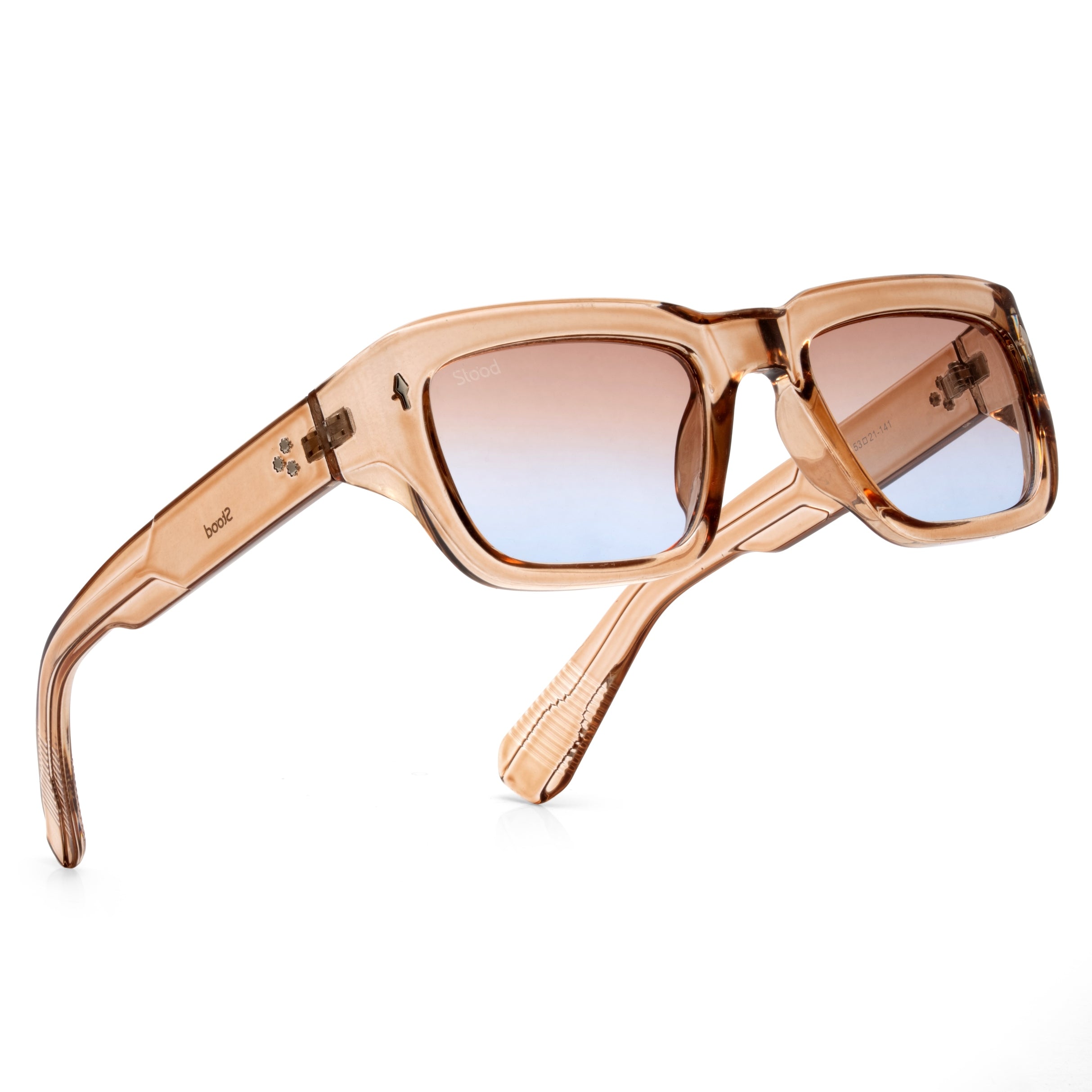 Stood Clear Rectangle UV Protected Sunglasses For Men & Women - SG-STD0037-C3