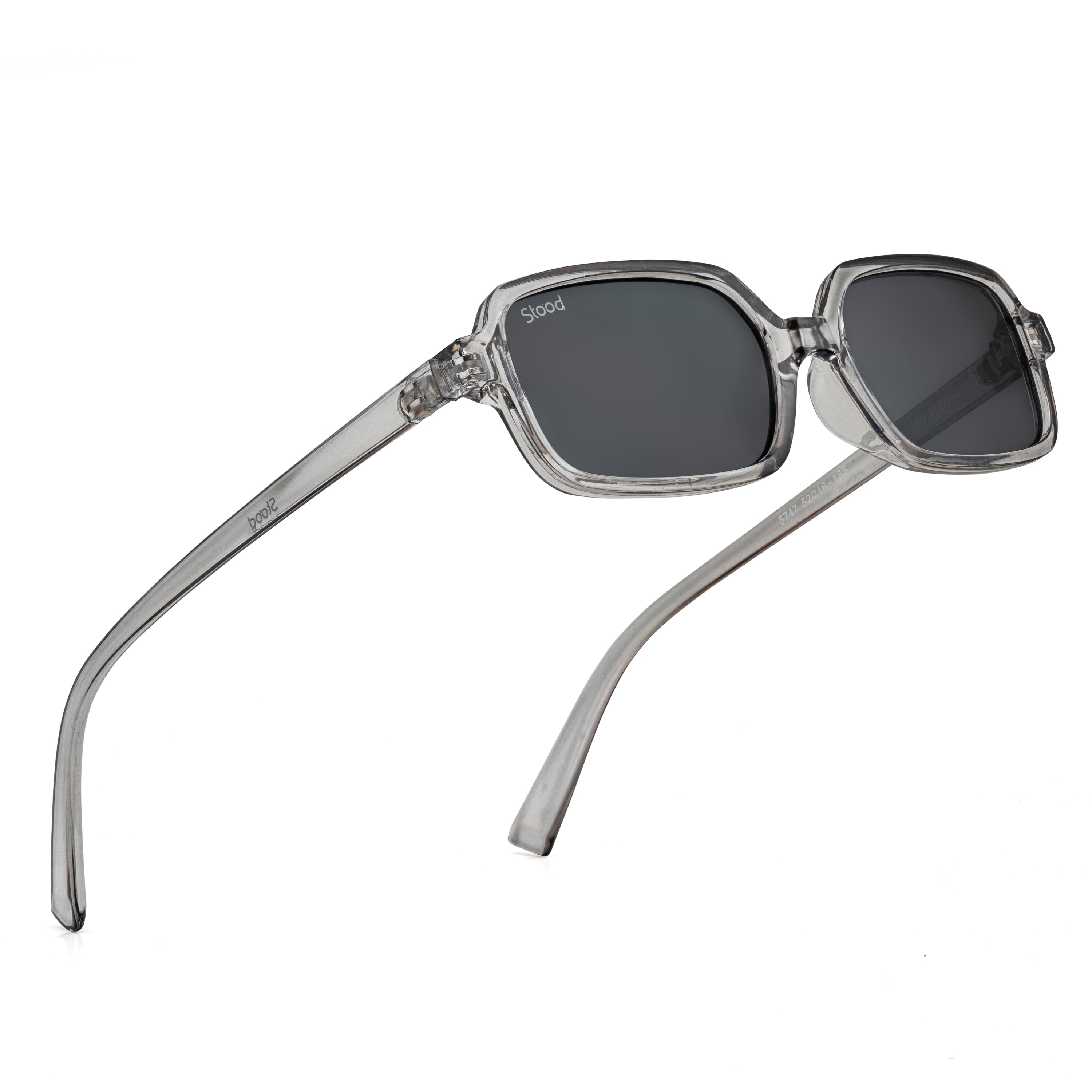 Stood Retro Square Black UV Protection Chashma For Men & Women New Style – SG-STD0018-C2