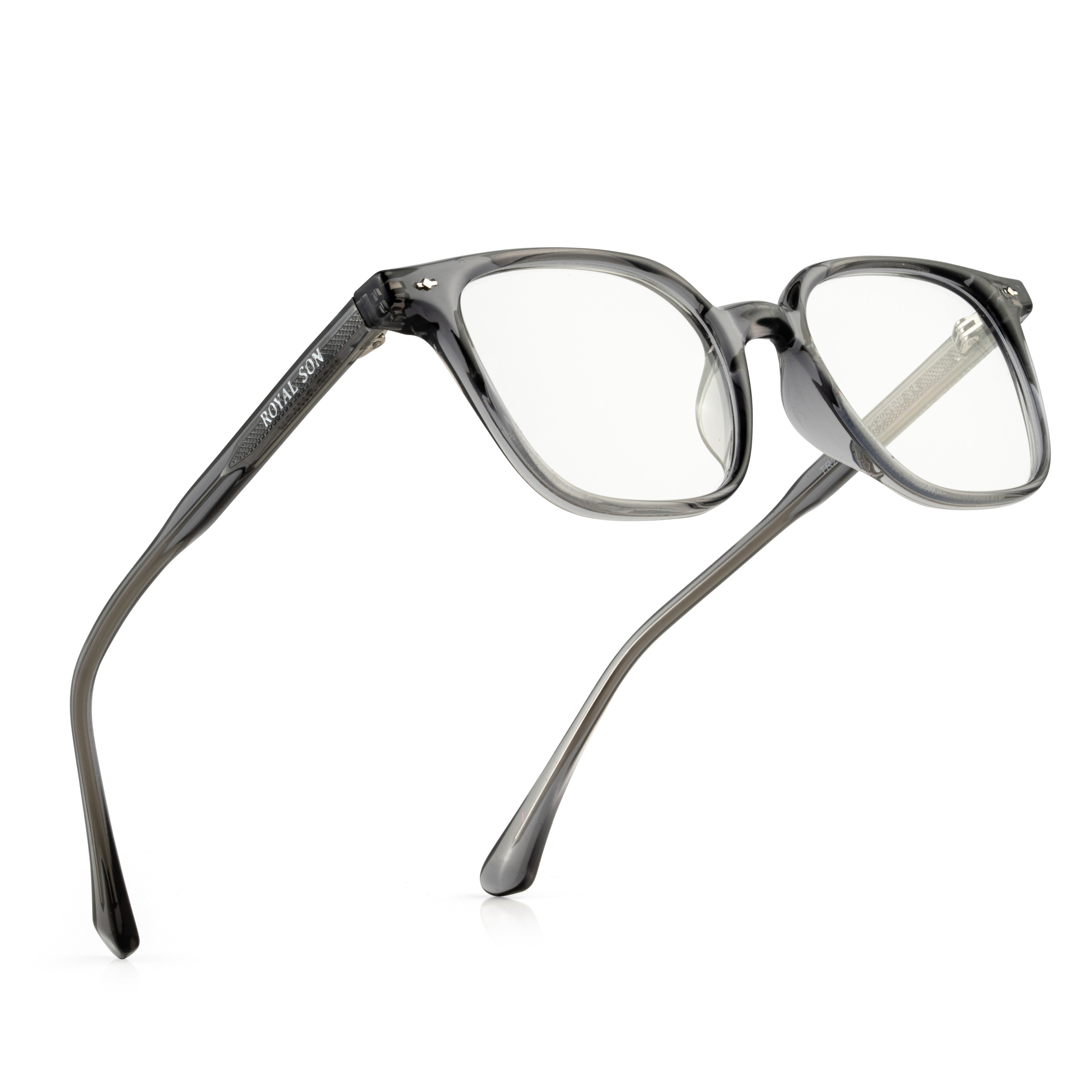 Royal Son Square Anti Glare Spectacles Frames For Men & Women – SF-RS1112-C2