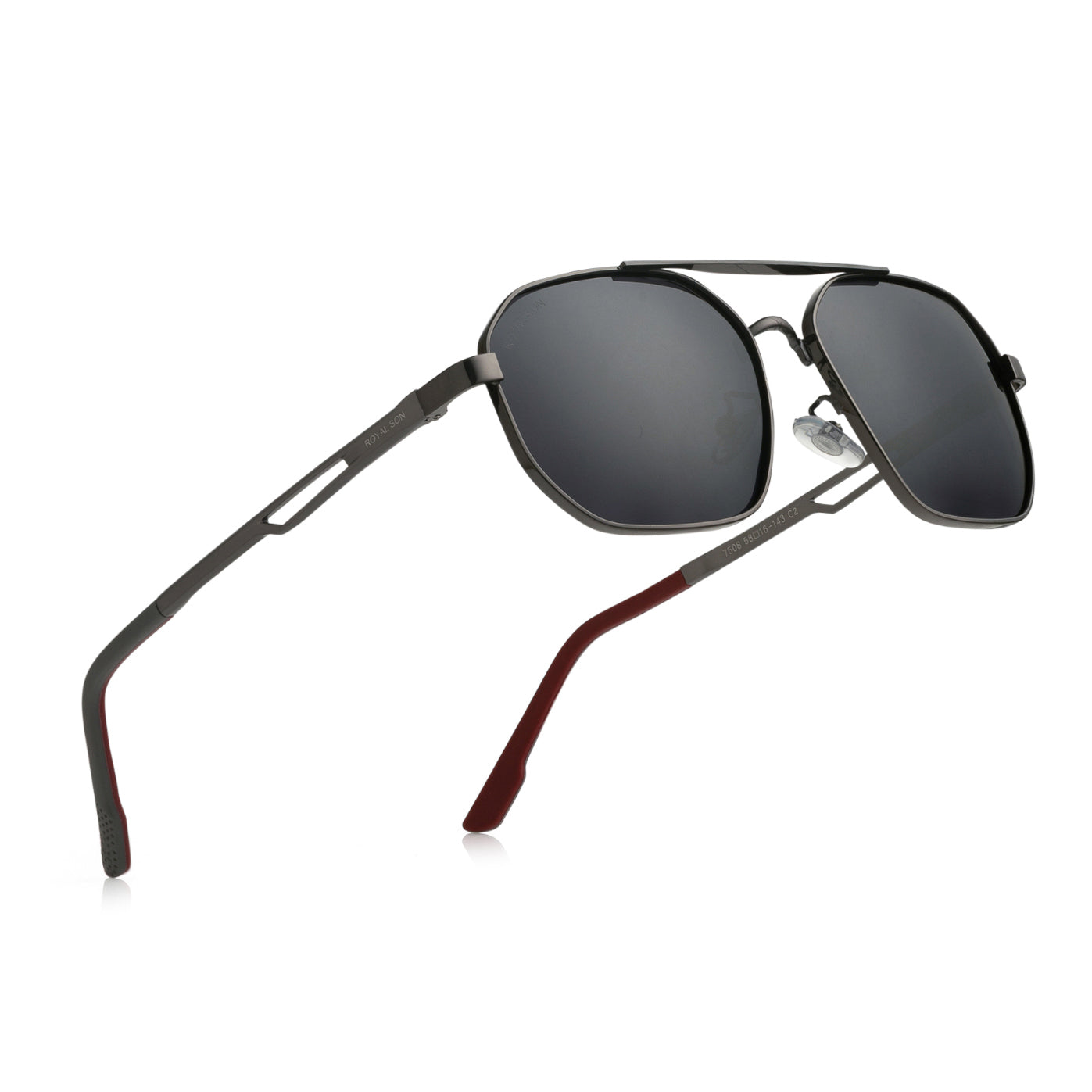 Royal Son Retro Square Polarized UV Protection Sunglasses For Men & Women Stylish – SG-RS1114-C1