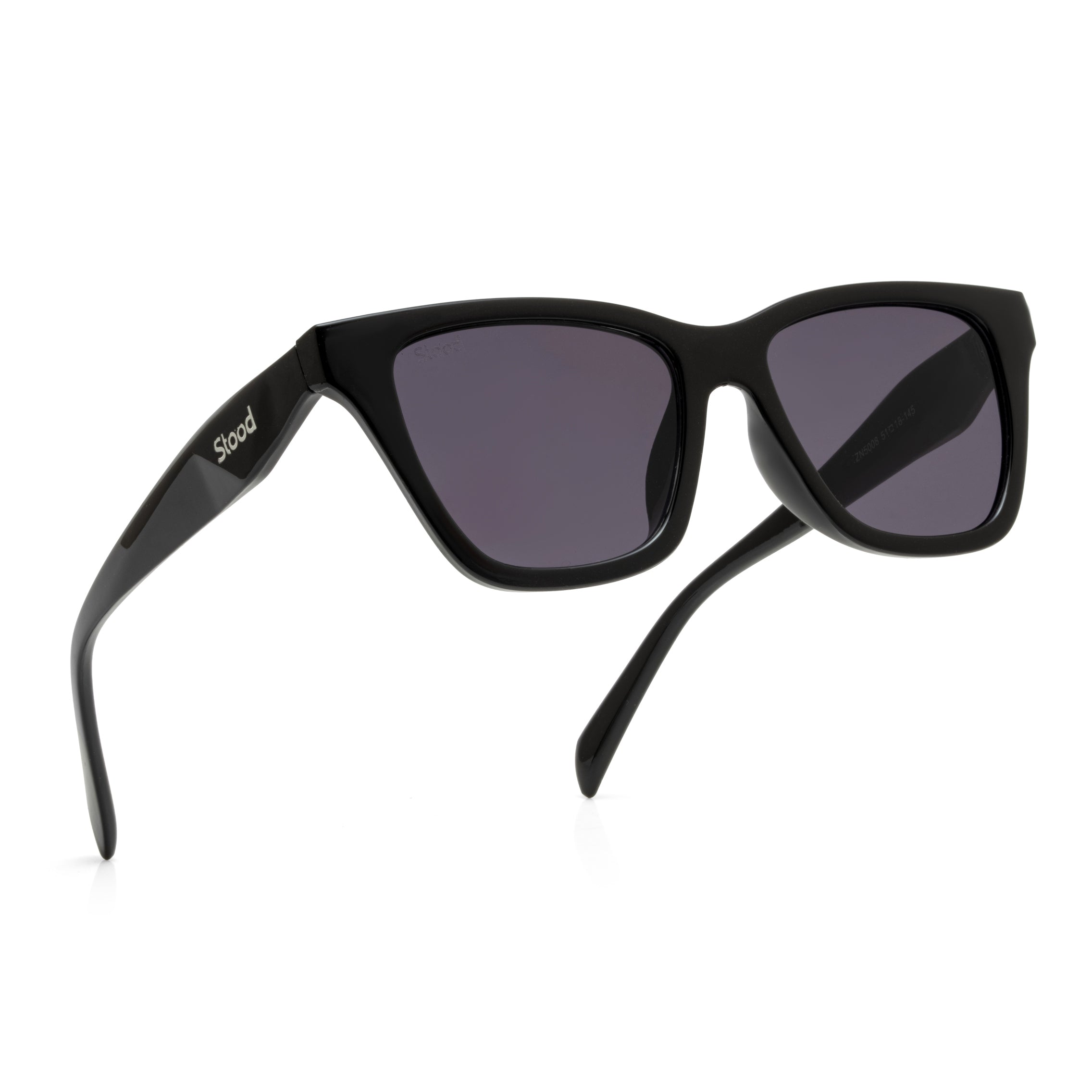 Stood Black Square UV Protected Sunglasses For Men & Women - SG-STD0033-C1