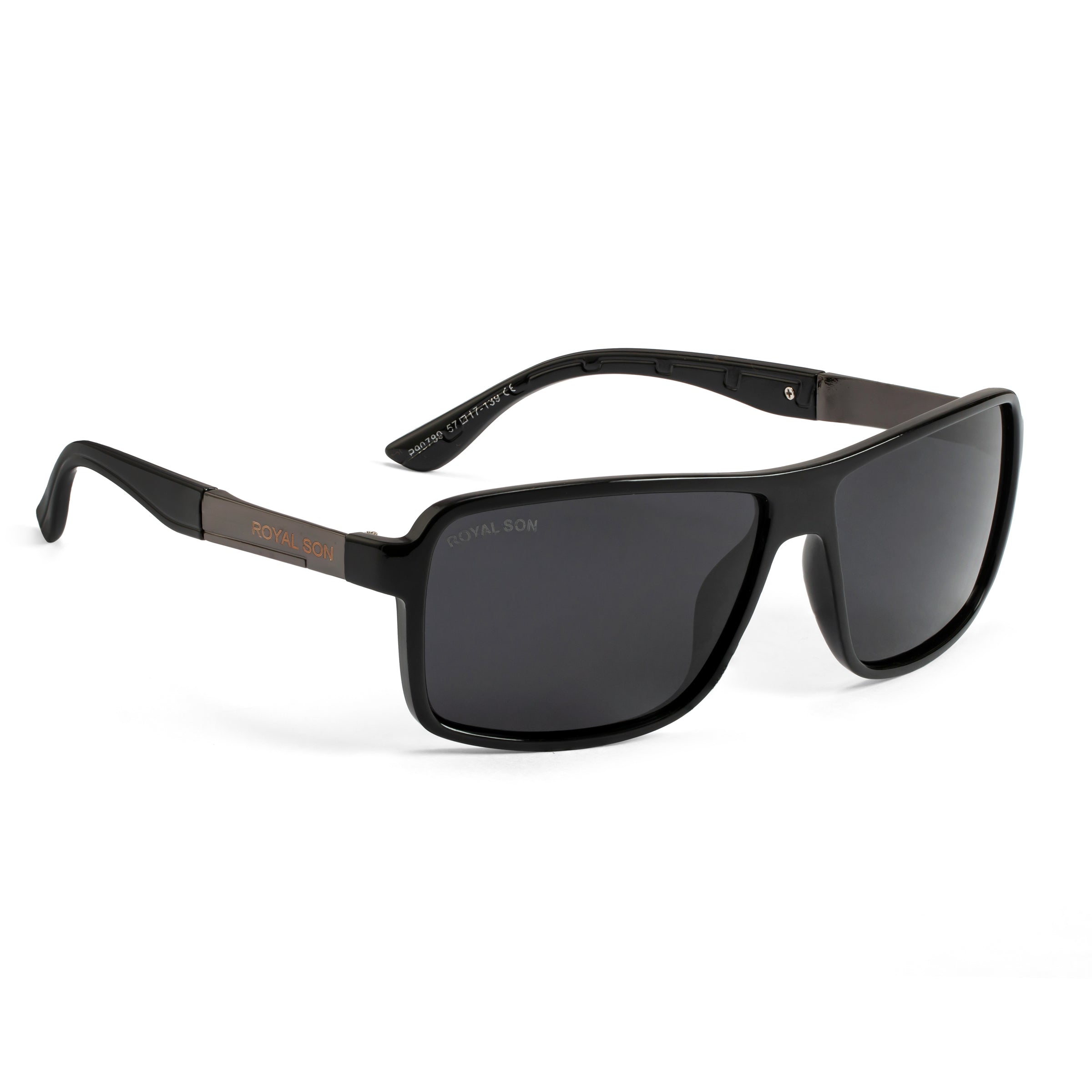 Royal Son Rectangular UV Protection Men Sunglasses - CHI00123-C1