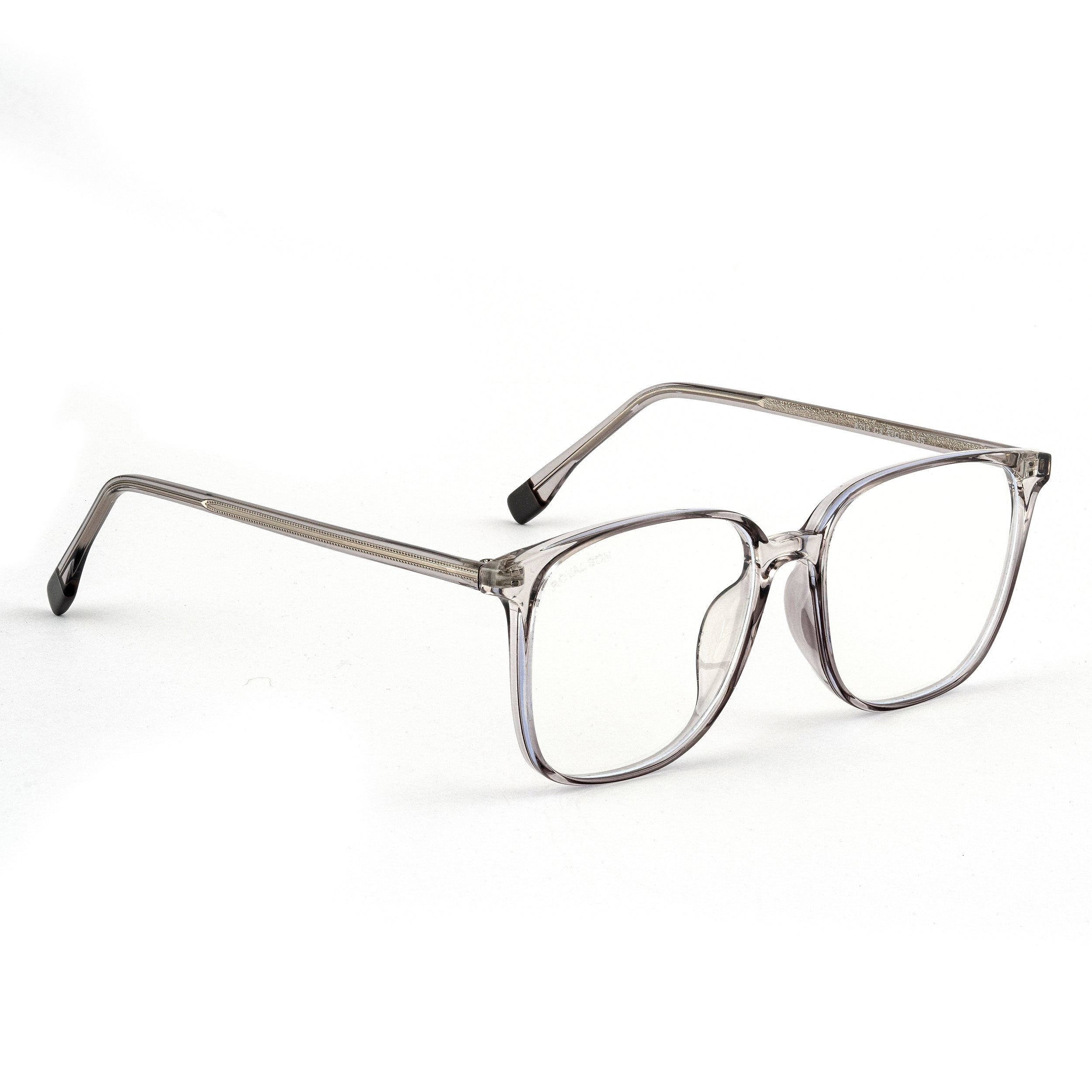 Royal Son Square Clear Blue Block Stylish Uv Rays Eye Protection Eyeglasses Men Women - SF0026-C2