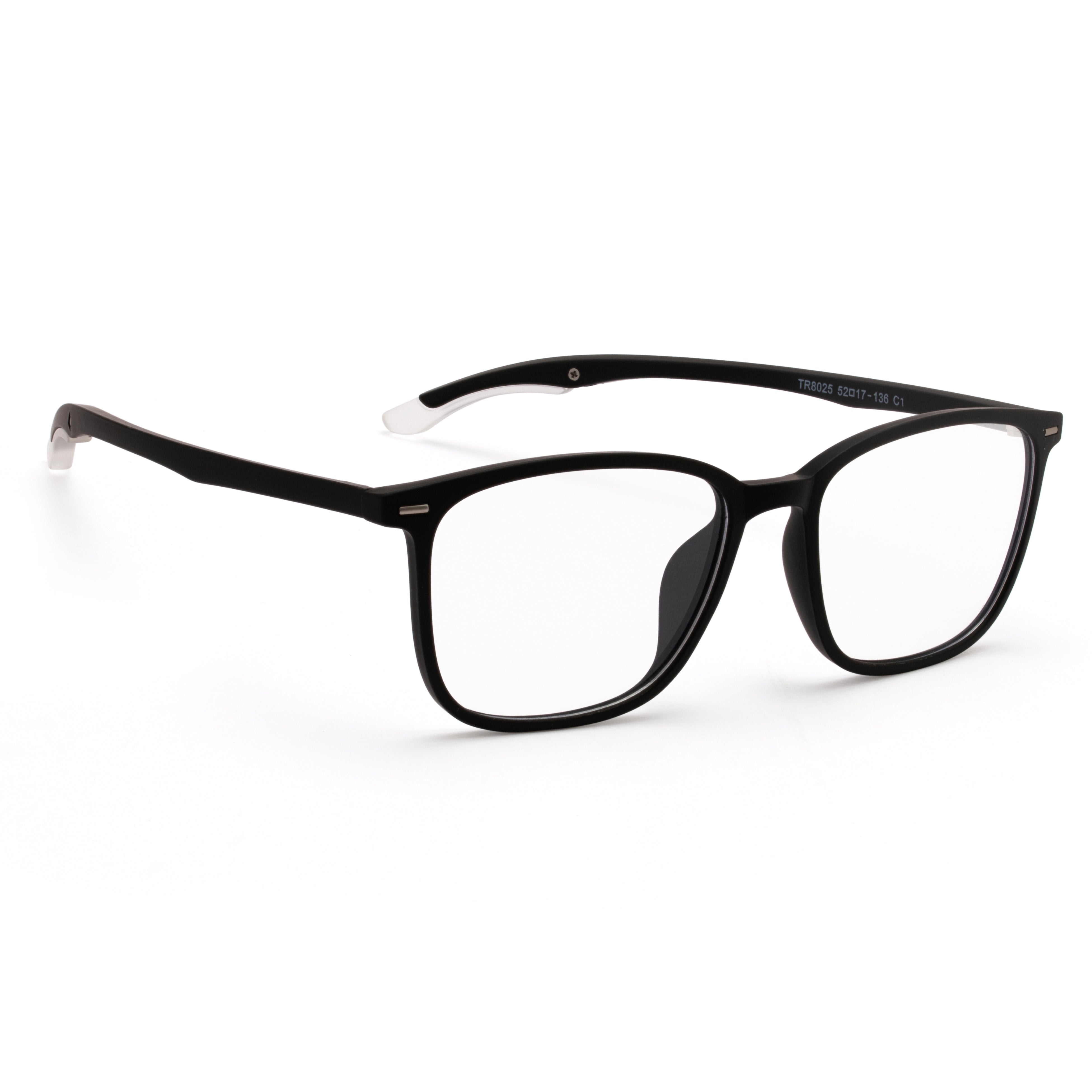 Royal Son Pilot Black Spectacles Frames Men Women - SF0061-C1