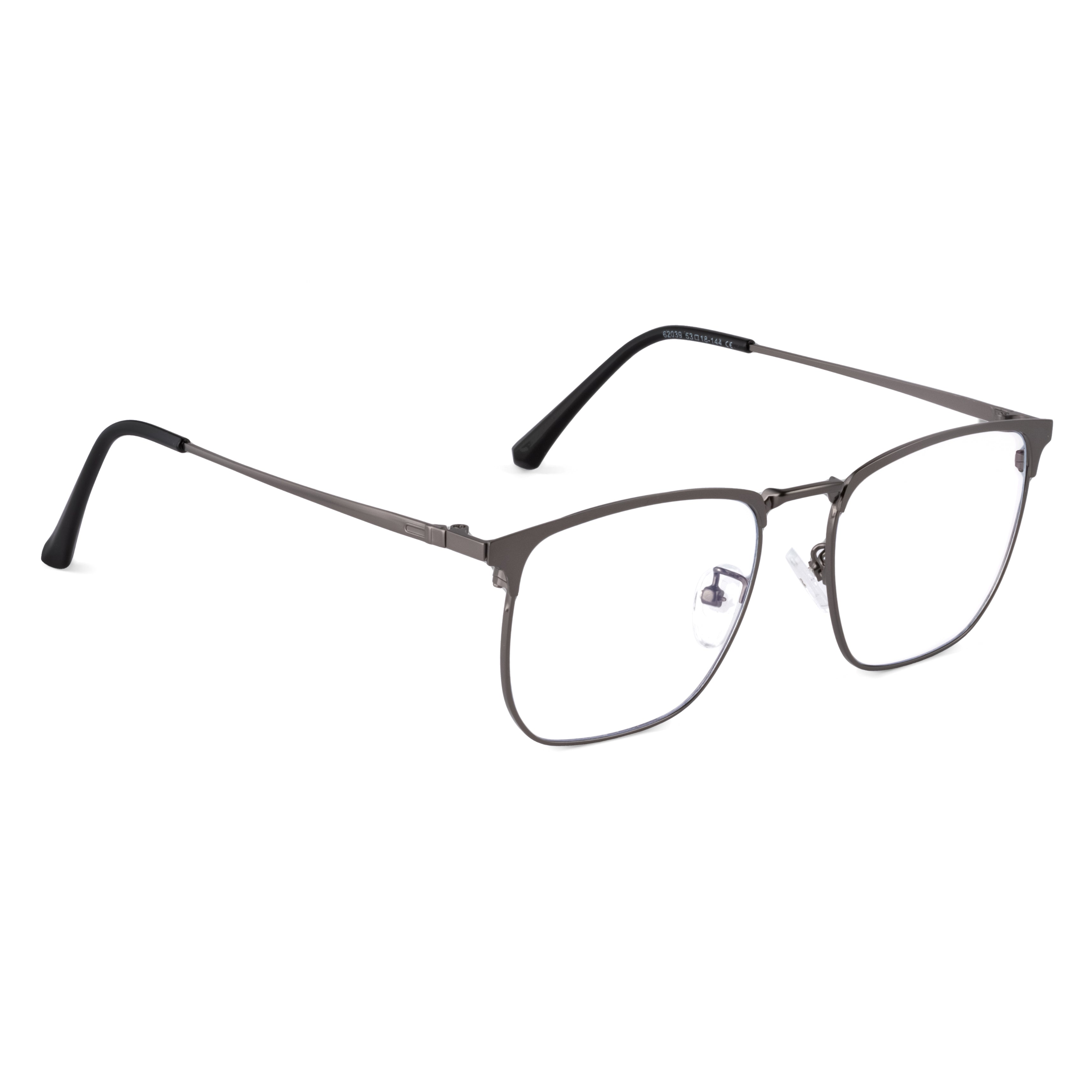 Royal Son Square Matte Black  Blue Light Blocking Spectacles Frames Men Women - SF0086-C1