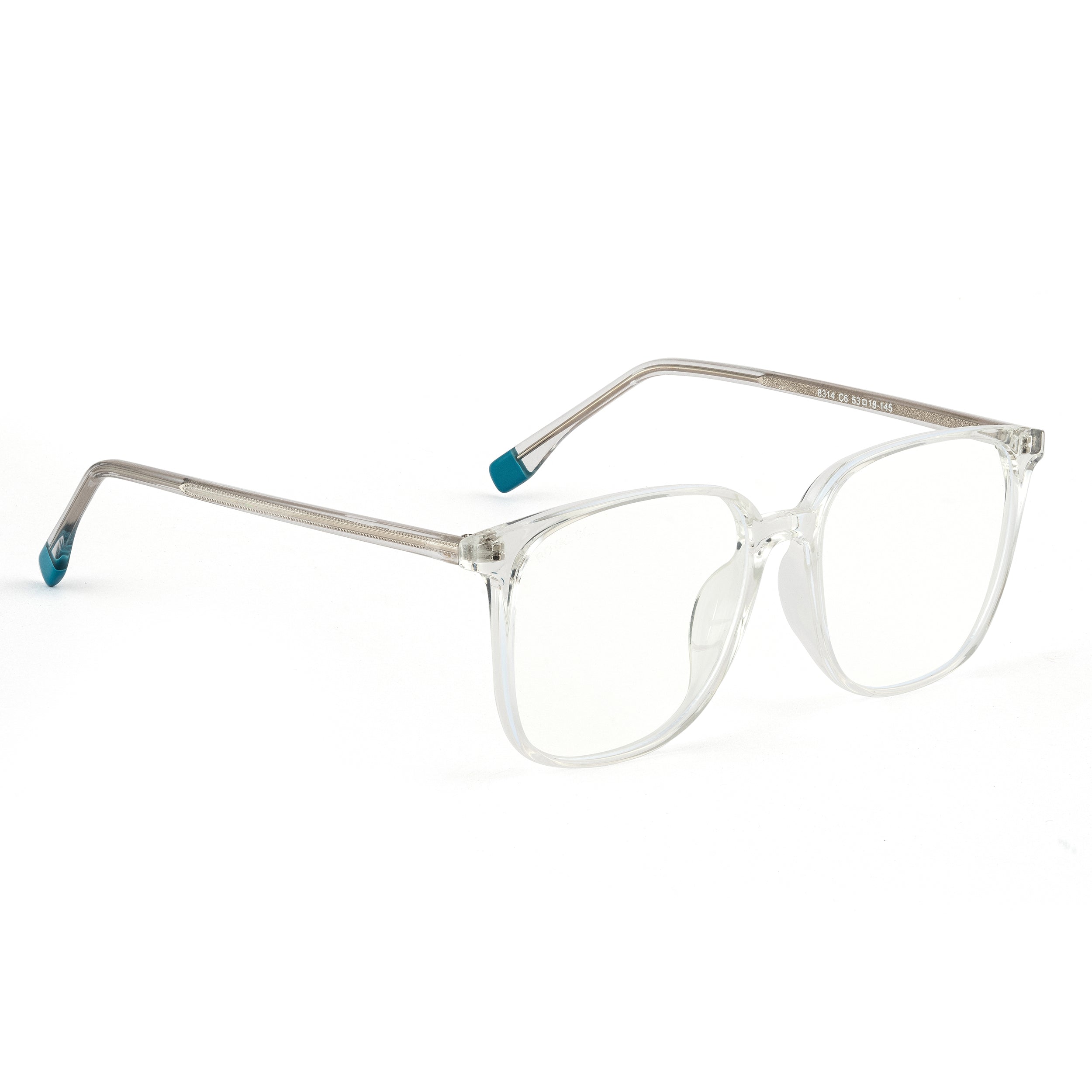 Royal Son Square Clear Computer Blue Ray Cut Lens Full Rim Square Frames For Men - SF0026-C3