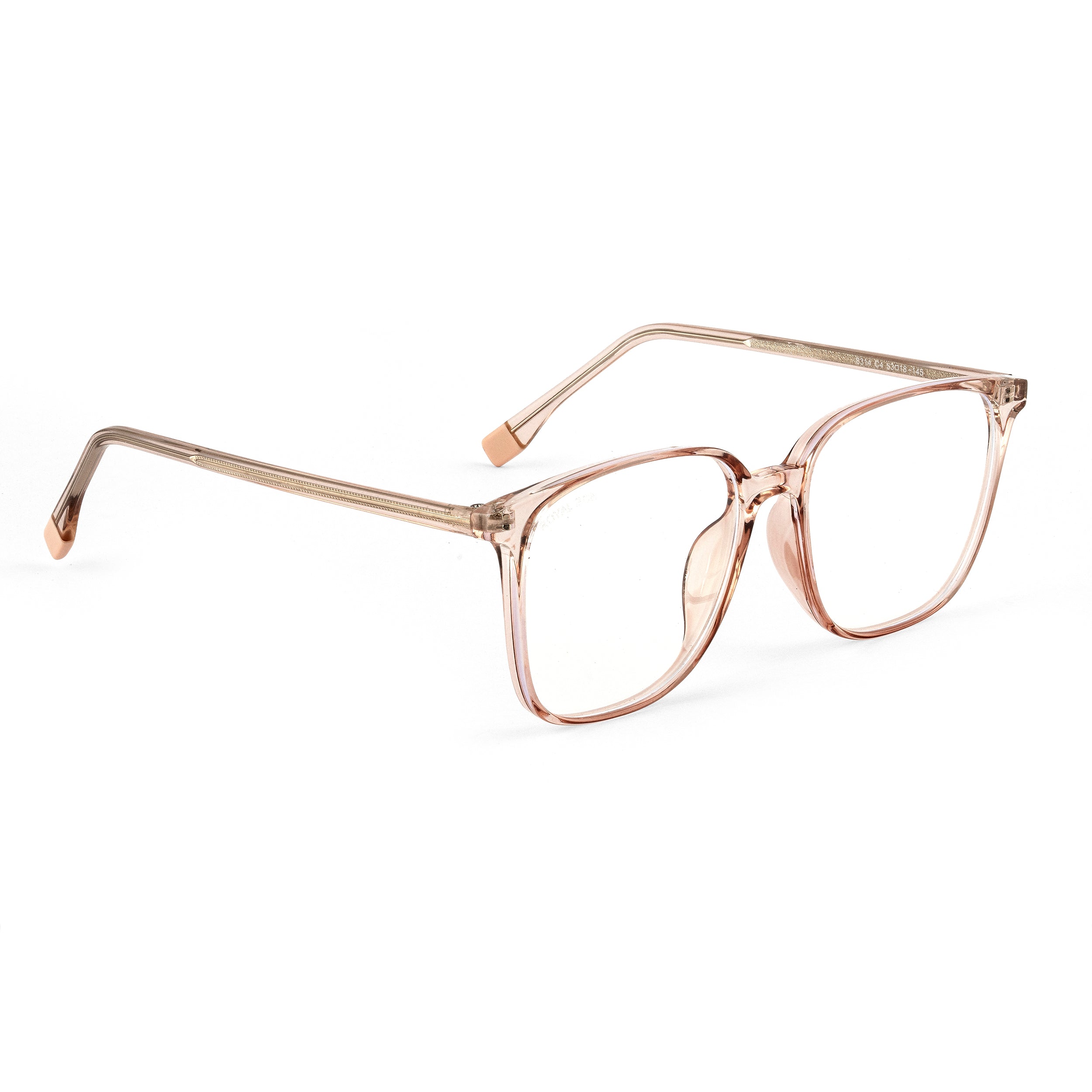 Royal Son Square Transparent Blue Light Blocking Uv Protection Stylish Men Frames - SF0026-C4