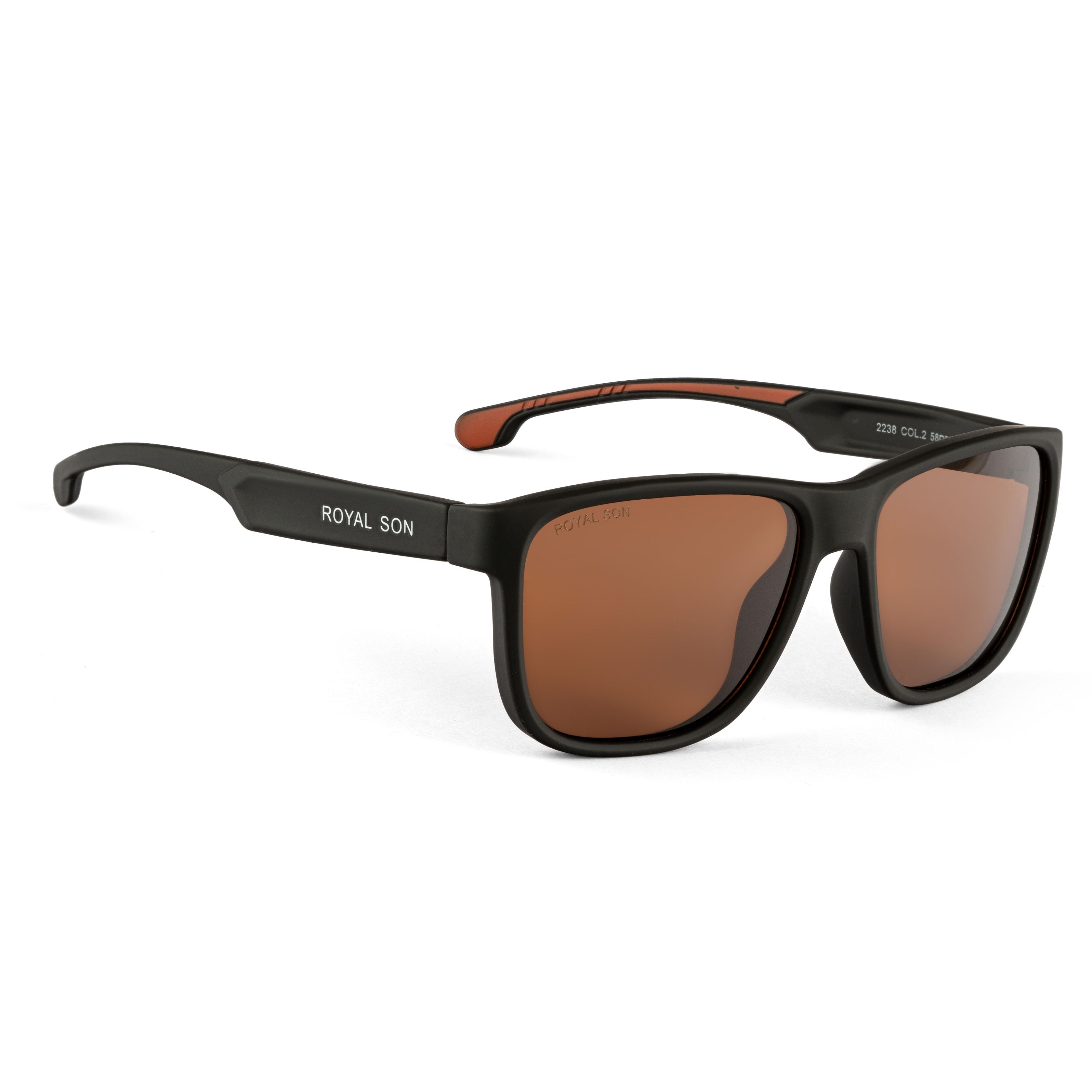 Royal Son Sports Black Polarized Sunglasses Men Women- CHI00173-C2