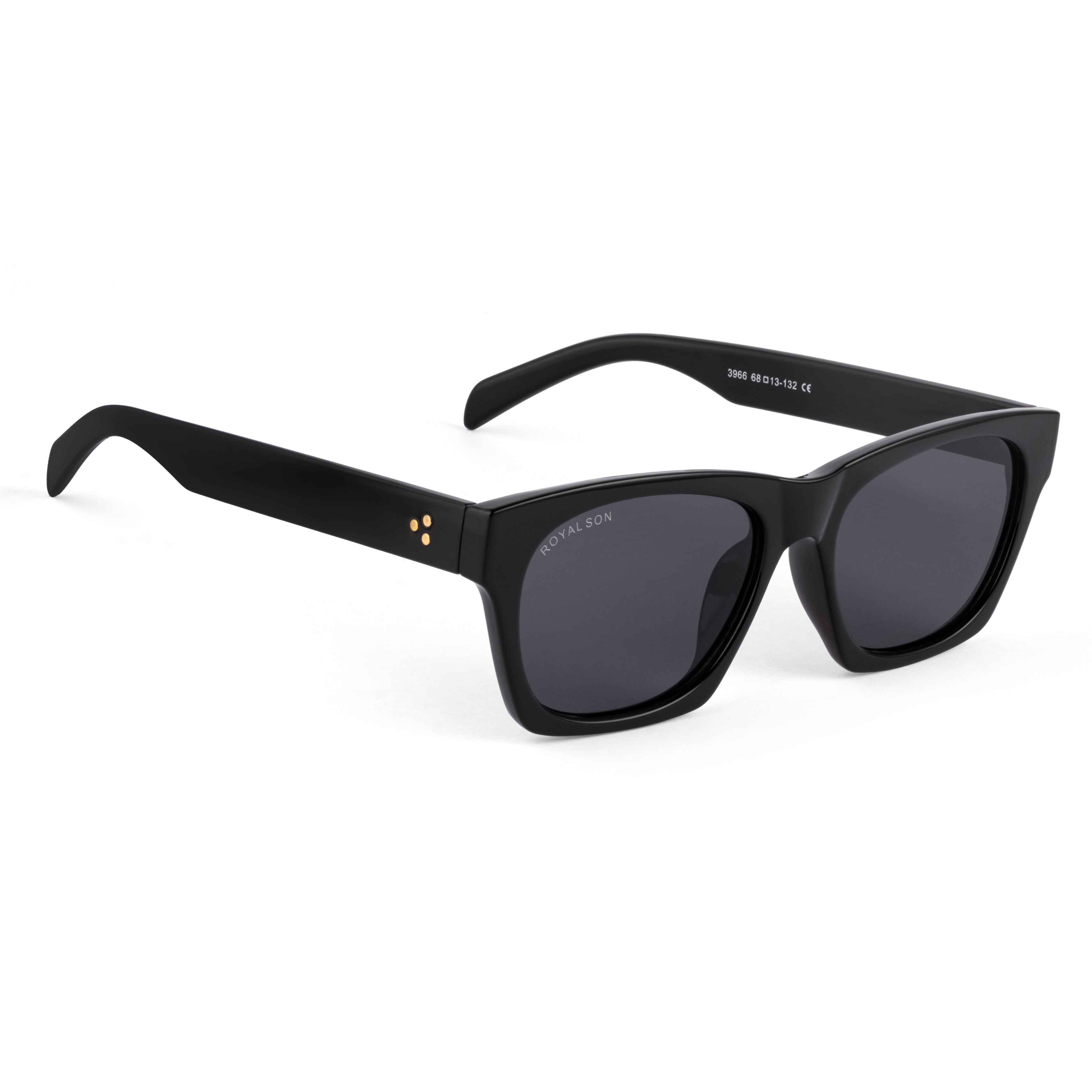 Royal Son Oversized Black UV Protection Coolers Sunglasses Men Women - CHI00167-C1