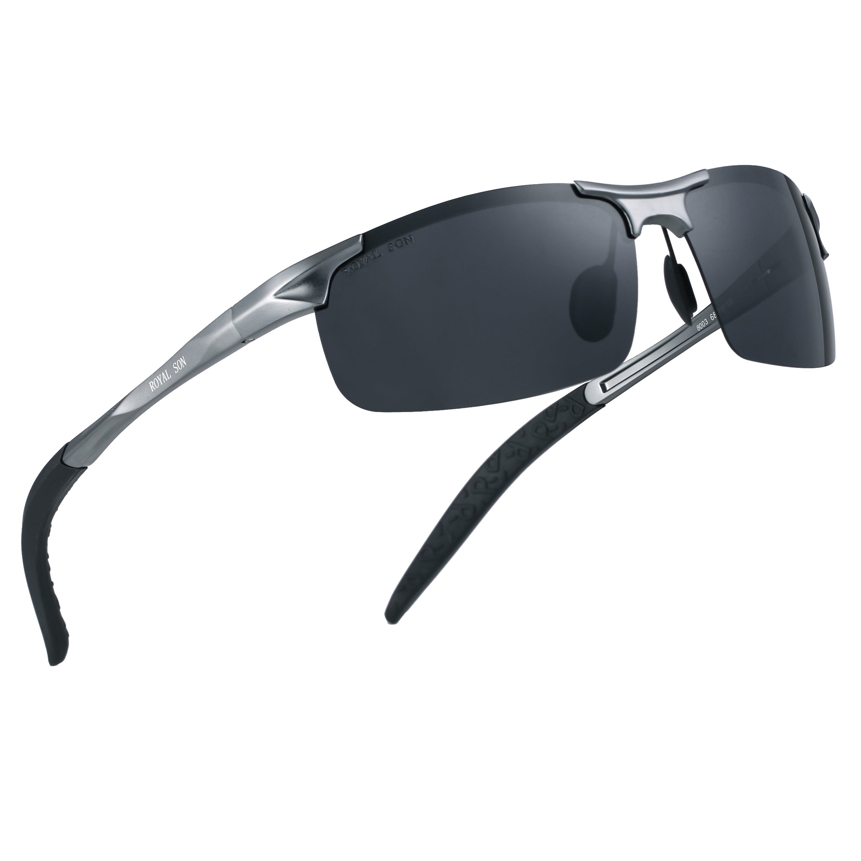 Royal Son Wrap-Around Polarized Men Sunglasses - CHI0094-C2
