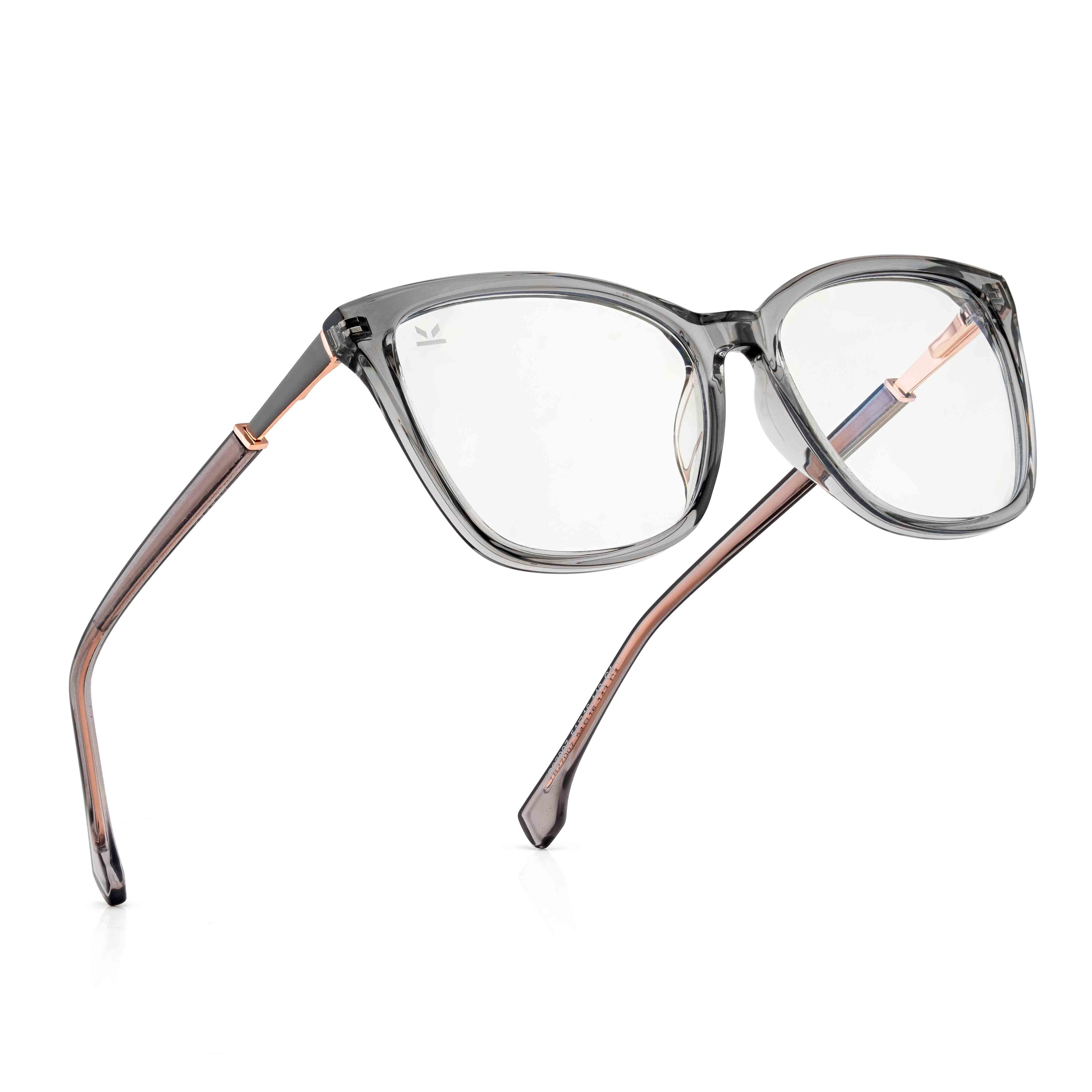 Perkey Square Cat Eye Protection Anti Glare Computer Glasses For Women –  OPTL0028-C3