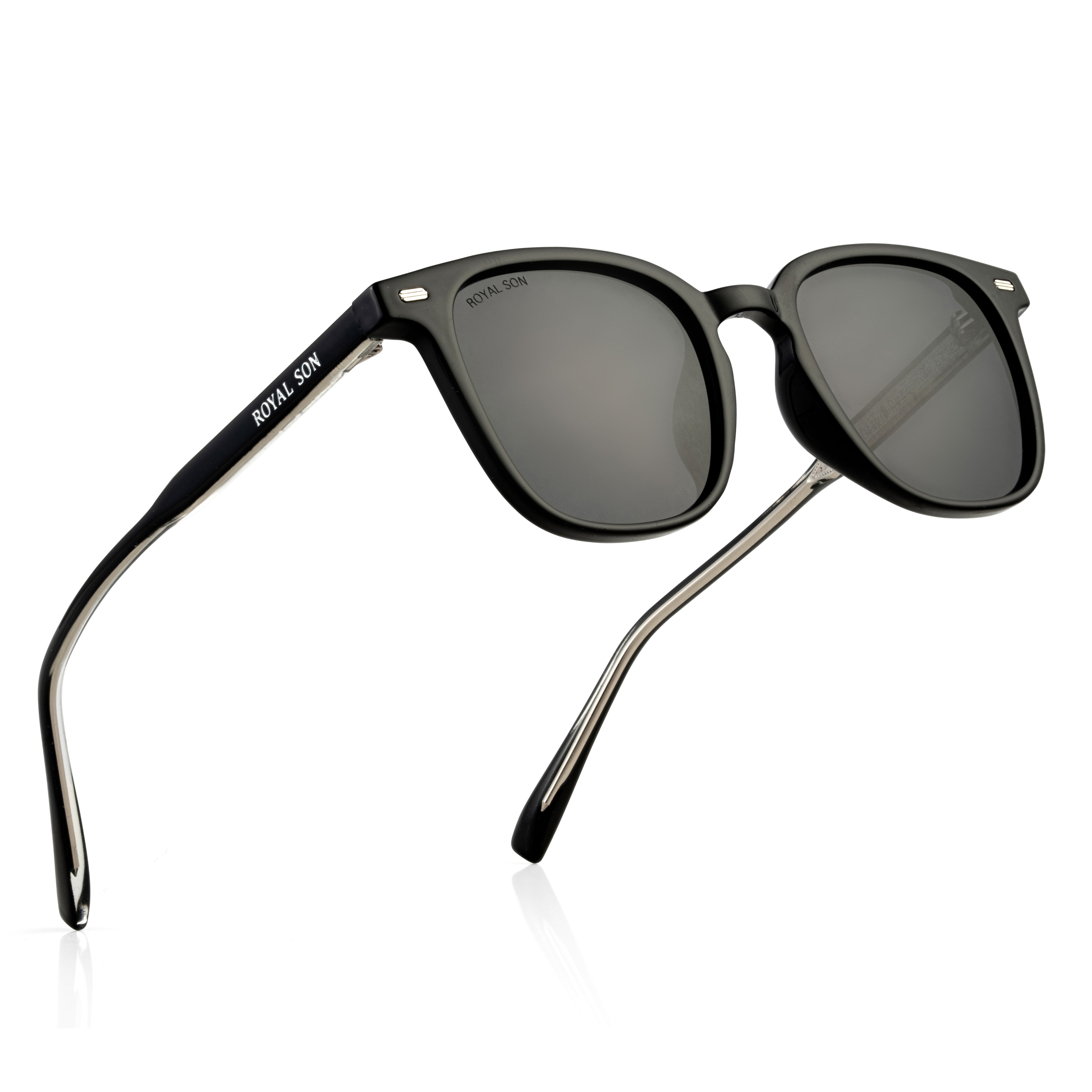 Royal Son Retro Square Polarized UV Protection Sunglasses For Men & Women Stylish – SG-RS1112-C1